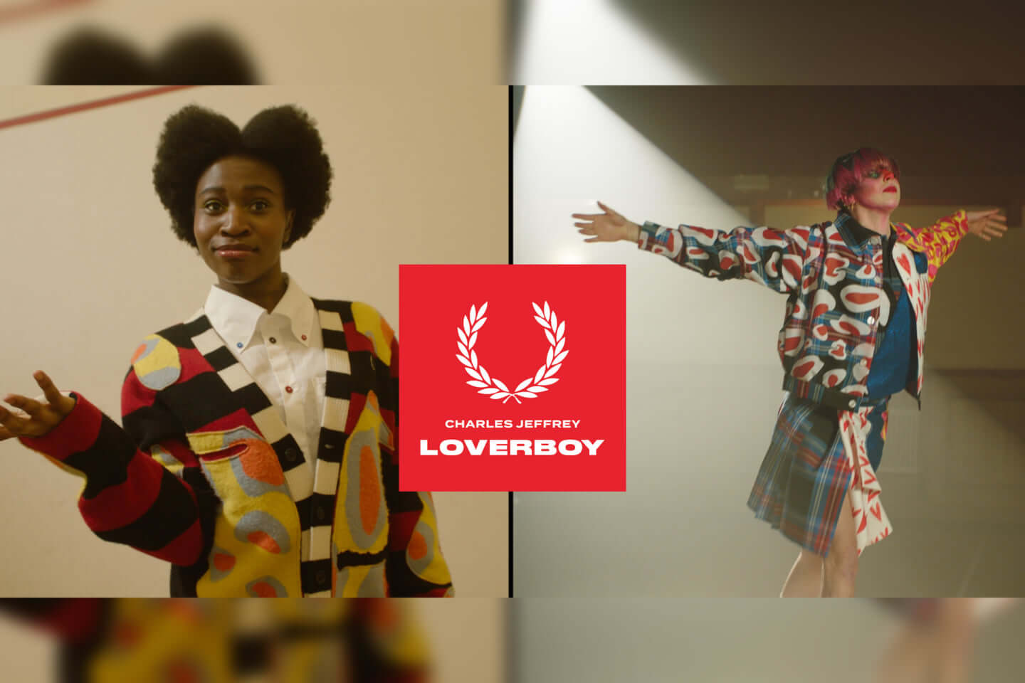 Fred Perry　Charles Jeffrey LOVERBOY