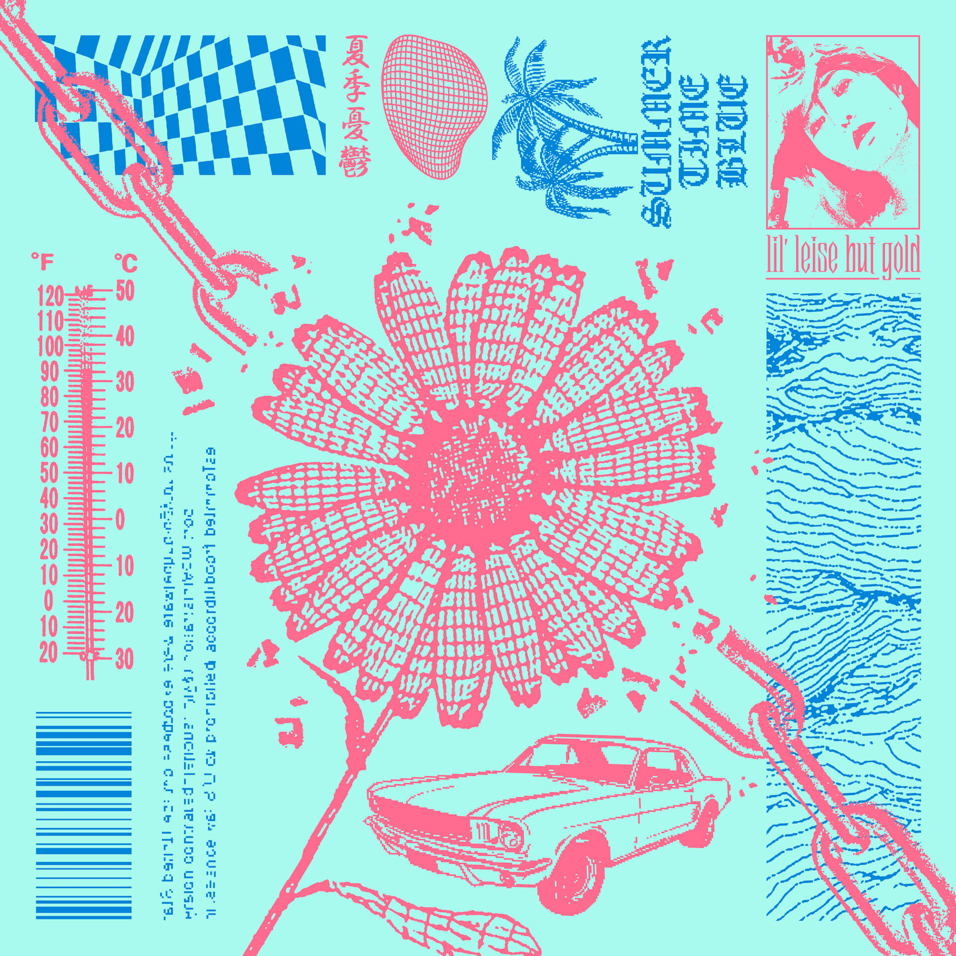 Lil’ Leise But Gold、KMプロデュースの新曲「Summertime Blue」をリリース｜アートワークはToshifumi Kiuchi（LAID BUG） music220601-lilleisebutgold-2