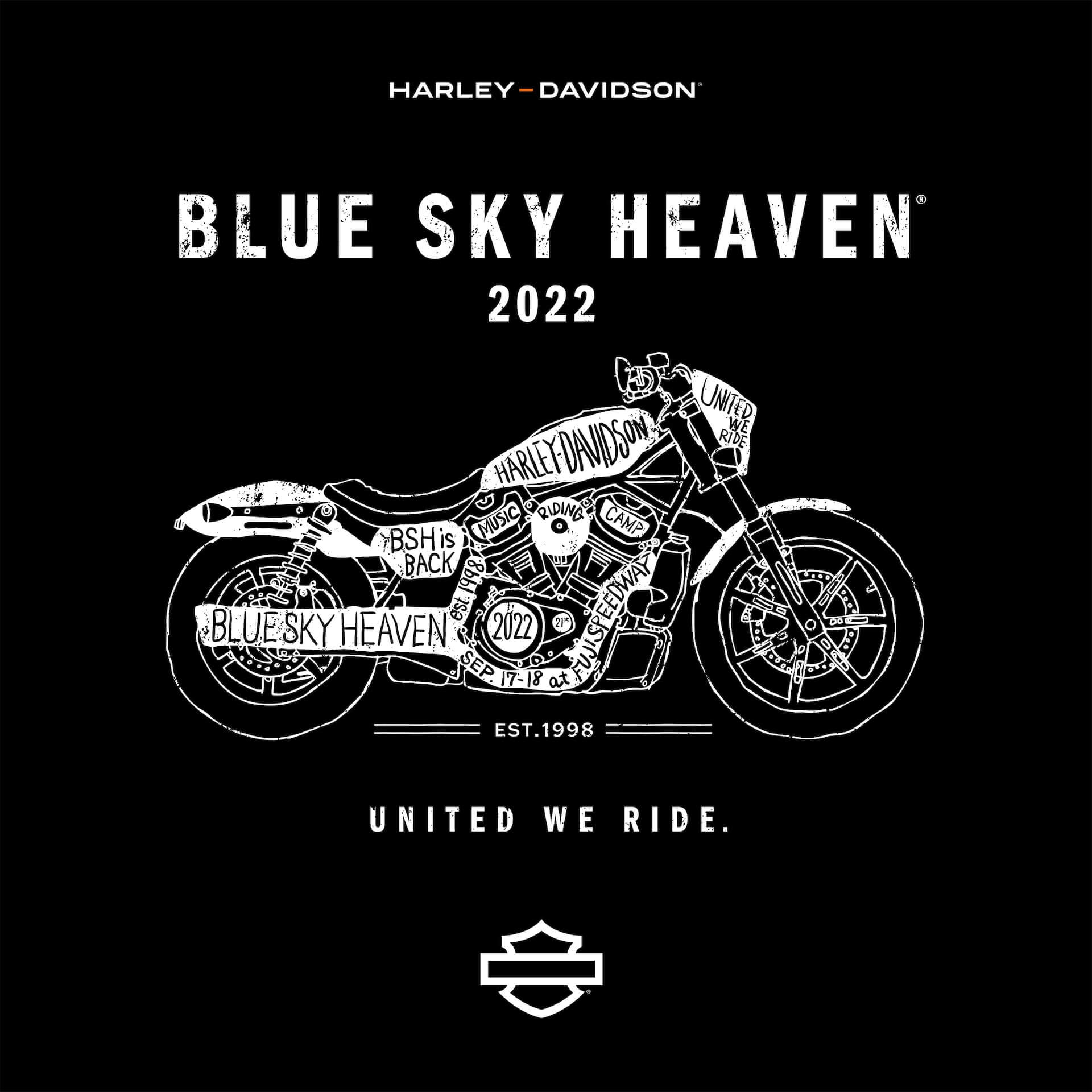 ハーレーが贈るライフスタイルフェス＜BLUE SKY HEAVEN 2022＞にてblock. fmプロデュースの音楽ステージ開催決定 music220721_blockfm_blueskyheaven-02
