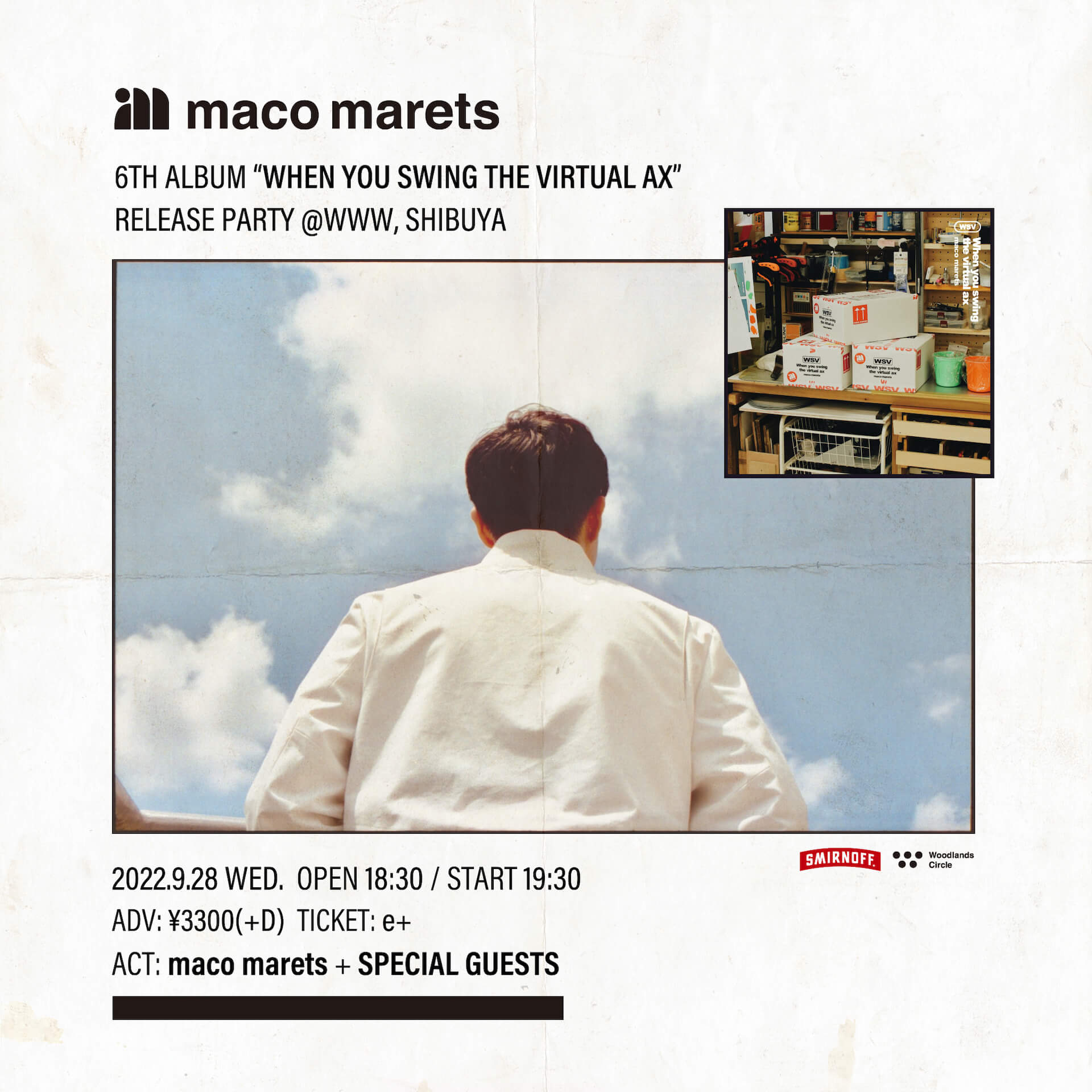 maco marets、最新作『When you swing the virtual ax』リリースライブを渋谷WWWで開催｜スペシャルゲストの参加も music2208089-macomarets1