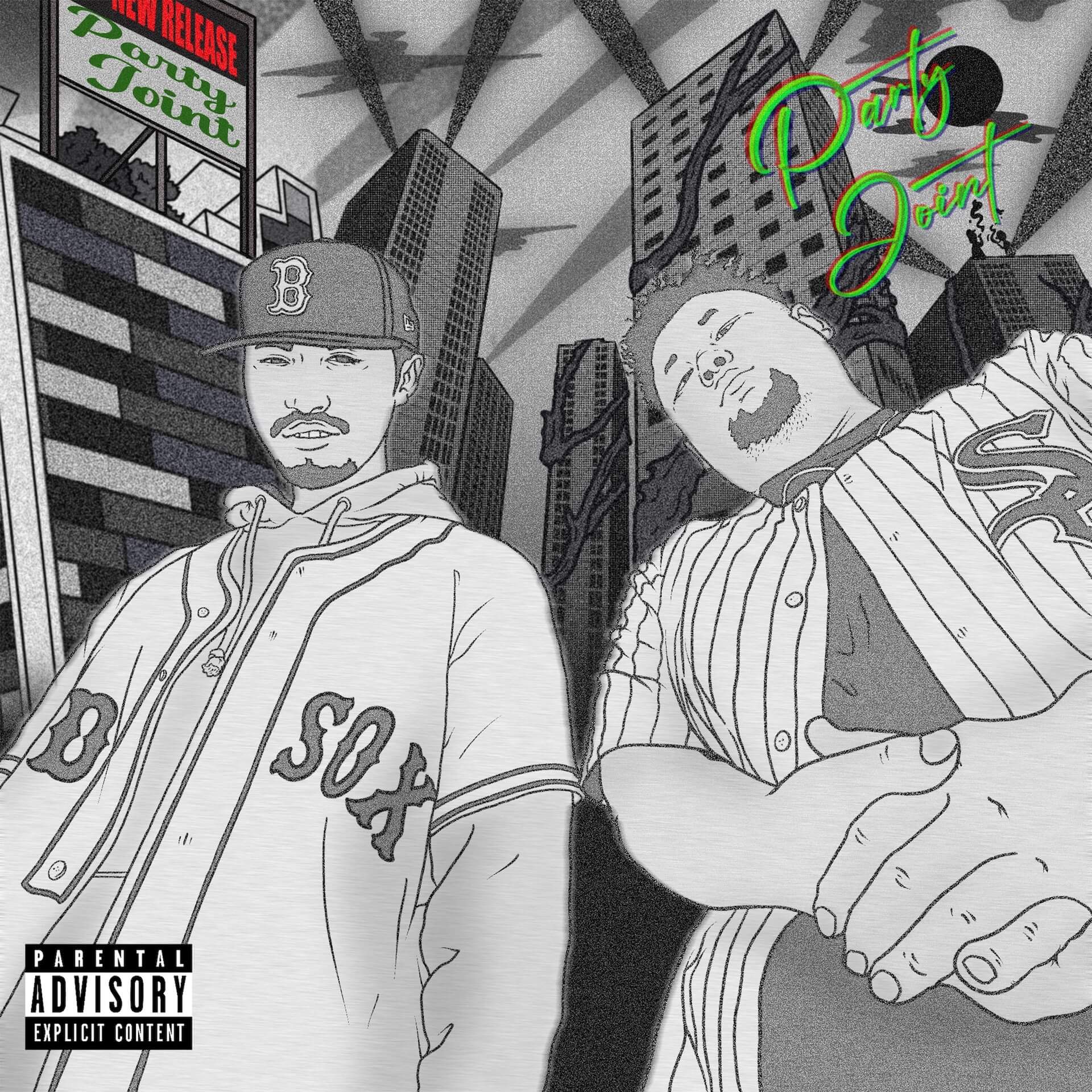 BIG FAFとWeird the artによるEP『Party Joint EP』が配信スタート｜BALLHEAD、Sart、MET as MTHA2、GREEN ASSASSIN DOLLAR、Q.S.Iらが参加 music220927-partyjoint2