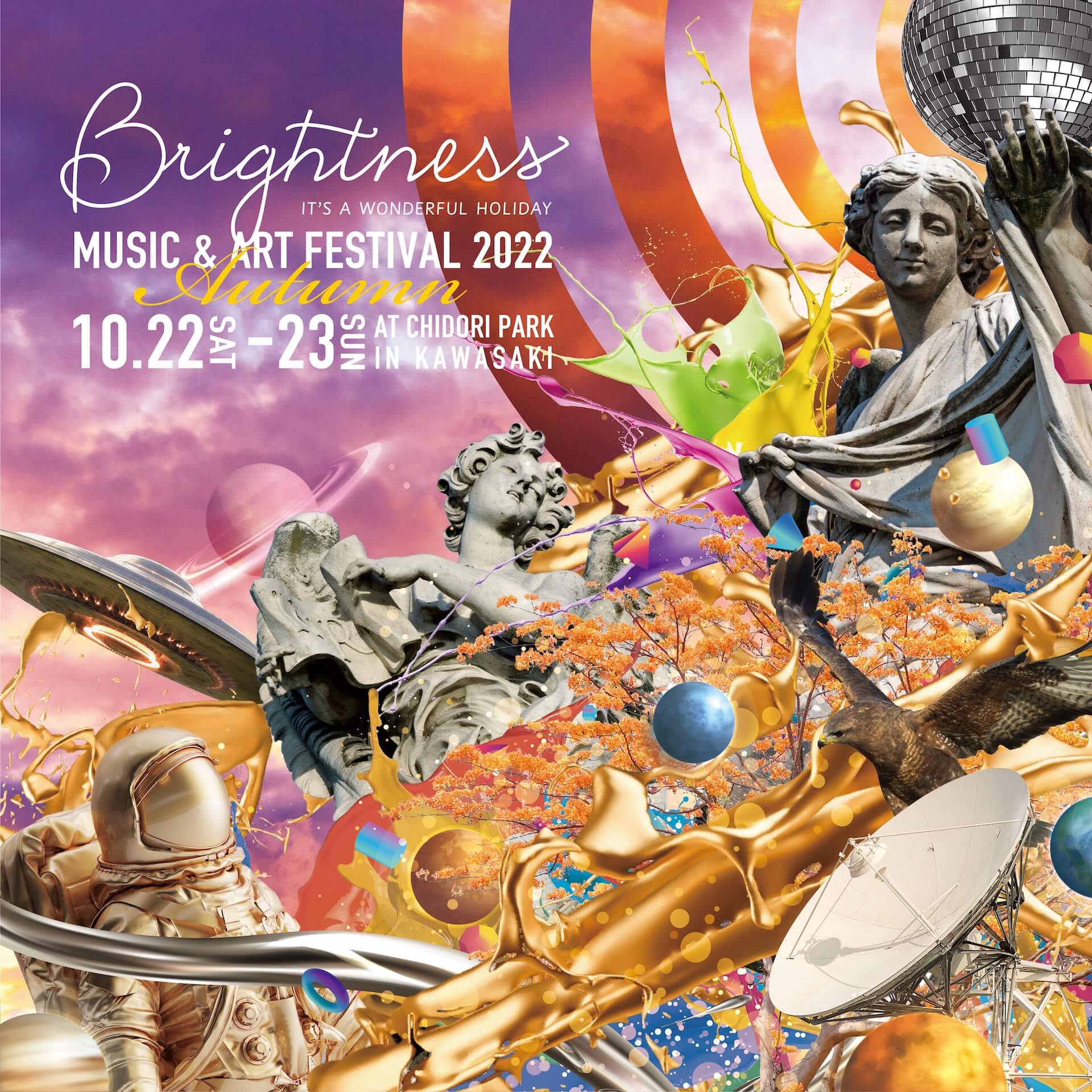 ＜Brightness - Music & Art Festival 2022 Autumn＞最終ラインナップ発表｜川崎・ちどり公園で32時間ノンストップ開催 music221004-brightnesstokyo-08