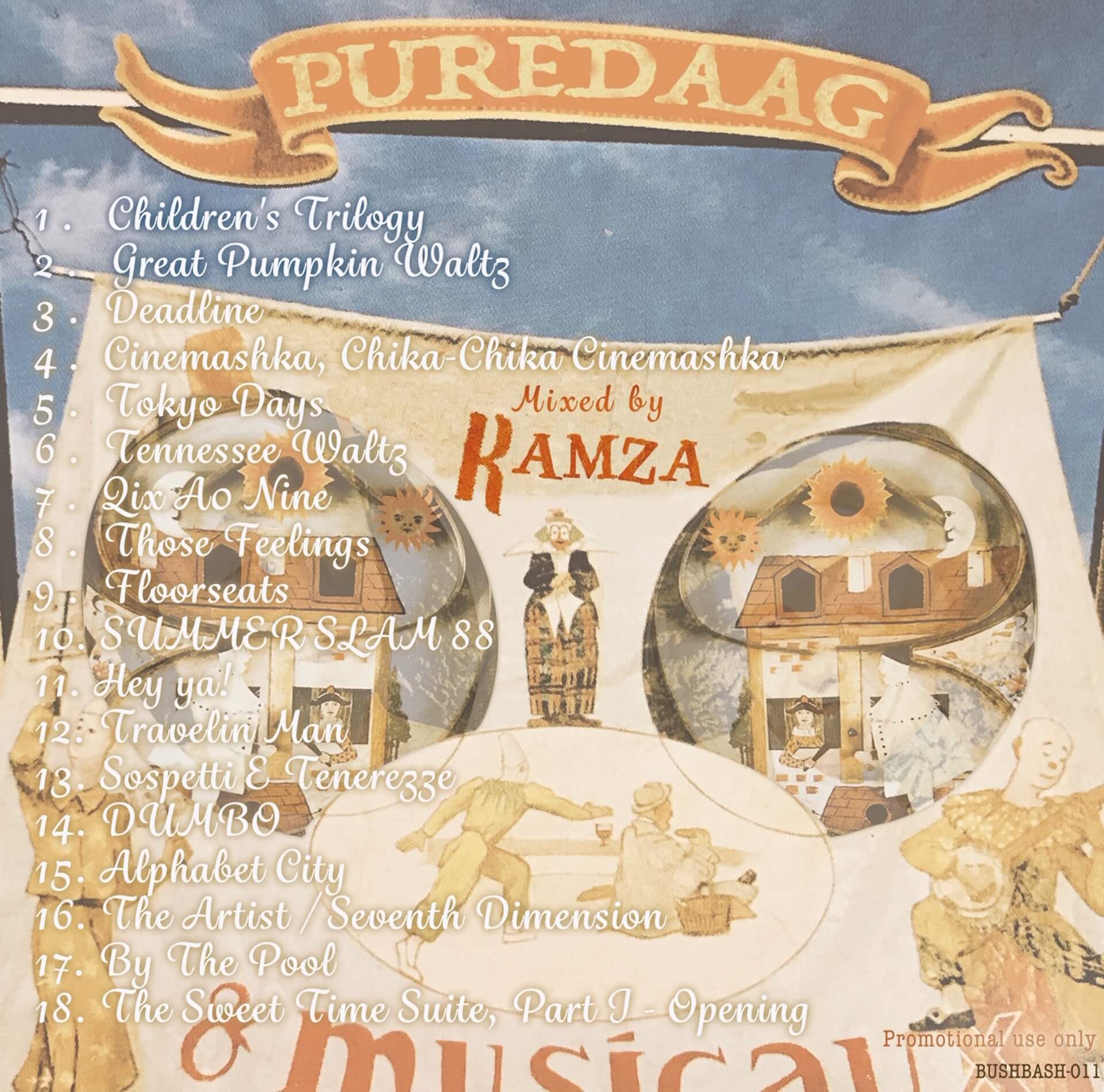 RAMZAによるmix CD『Pure Daaag』のリリースパーティーがBUSHBASHで開催決定！ music211115_ramza_3