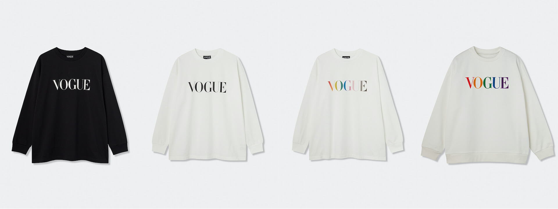 VOGUEの公式アパレル「VOGUE Collection」に秋冬限定RETRO COLLEGEシリーズが登場｜ロングスリーブTシャツなど新作も fashion221125-vogue4