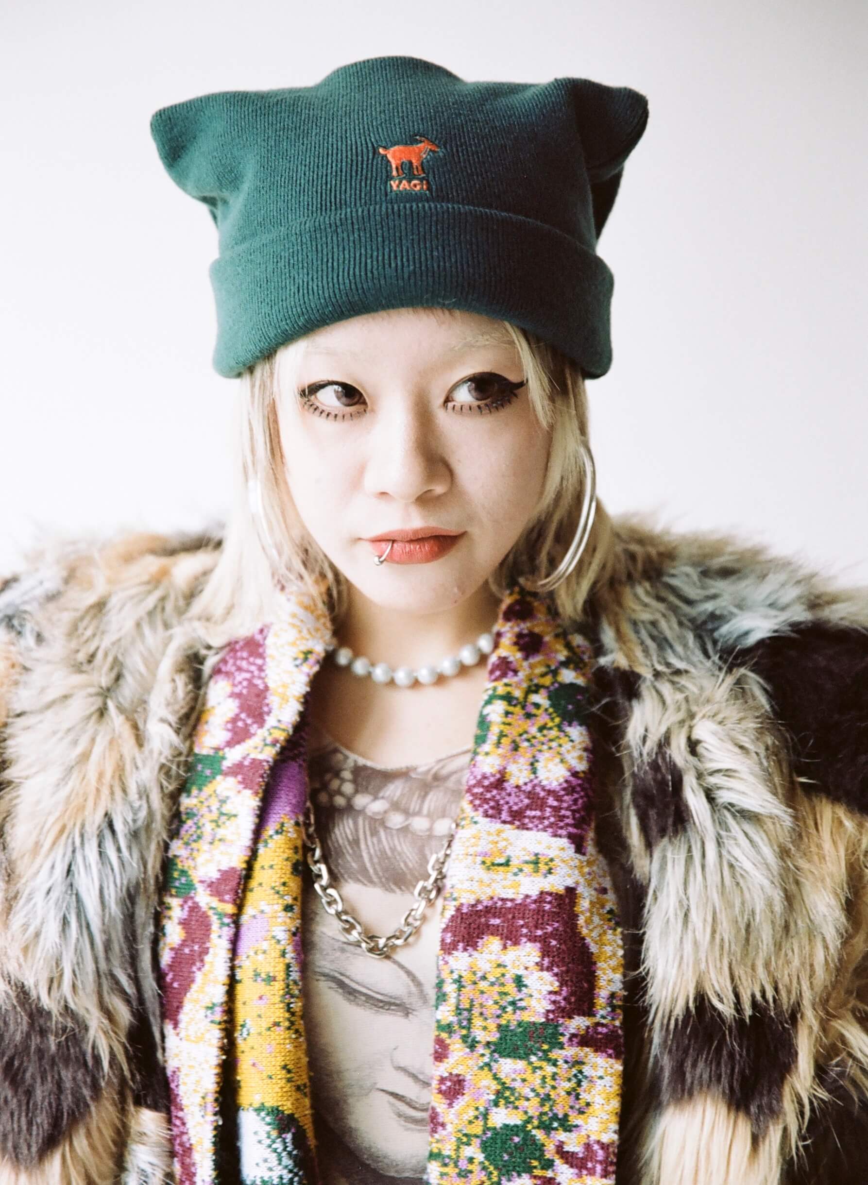 KANGOL×YAGI EXHIBITION RABBIT EAR BEANIE - ニットキャップ/ビーニー