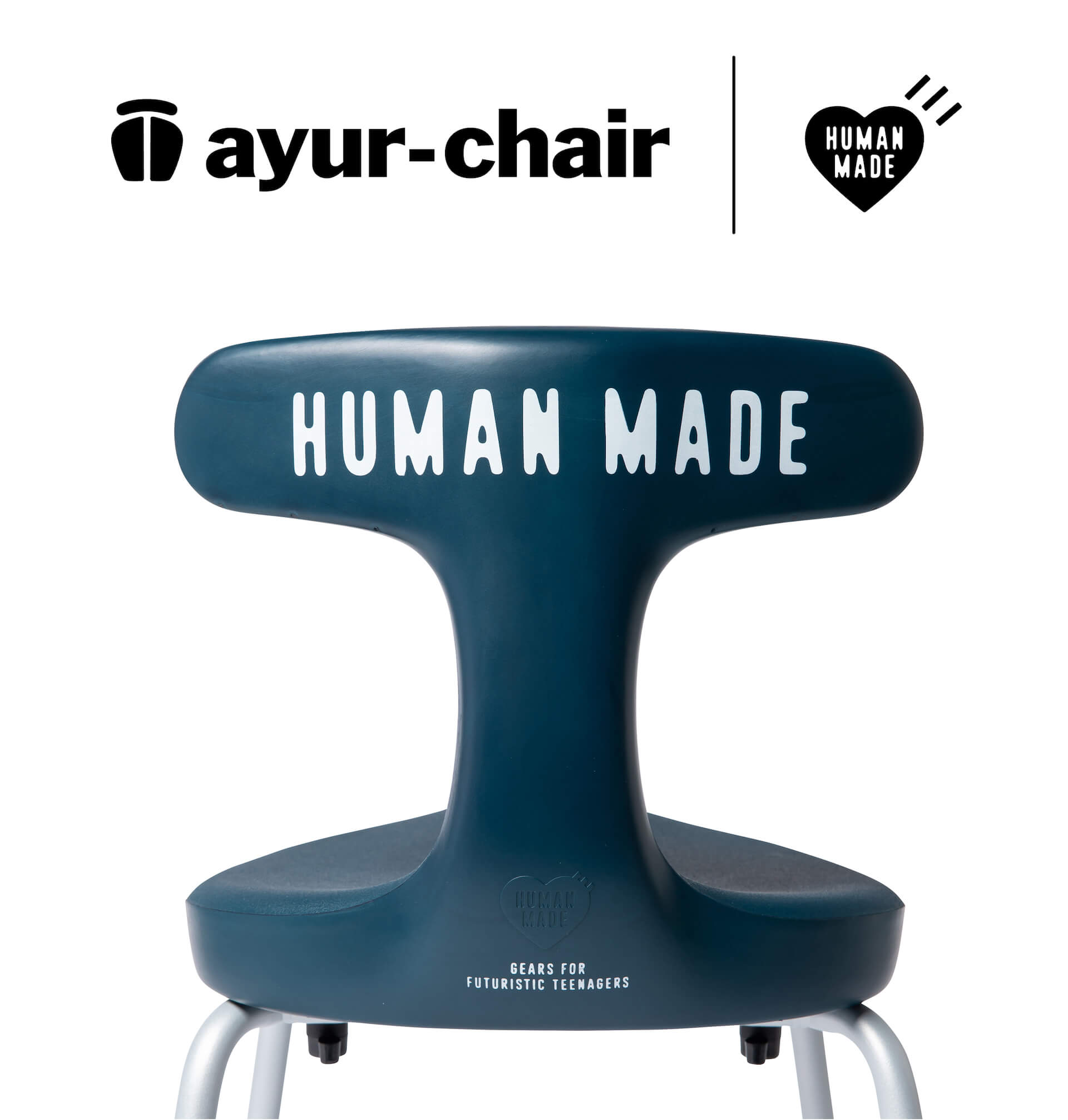 「HUMAN MADE」が健康イスのアーユル・チェアー「ayur-chair」と初コラボ｜オンラインショップにて限定販売 fashion221205-ayur-chair-05