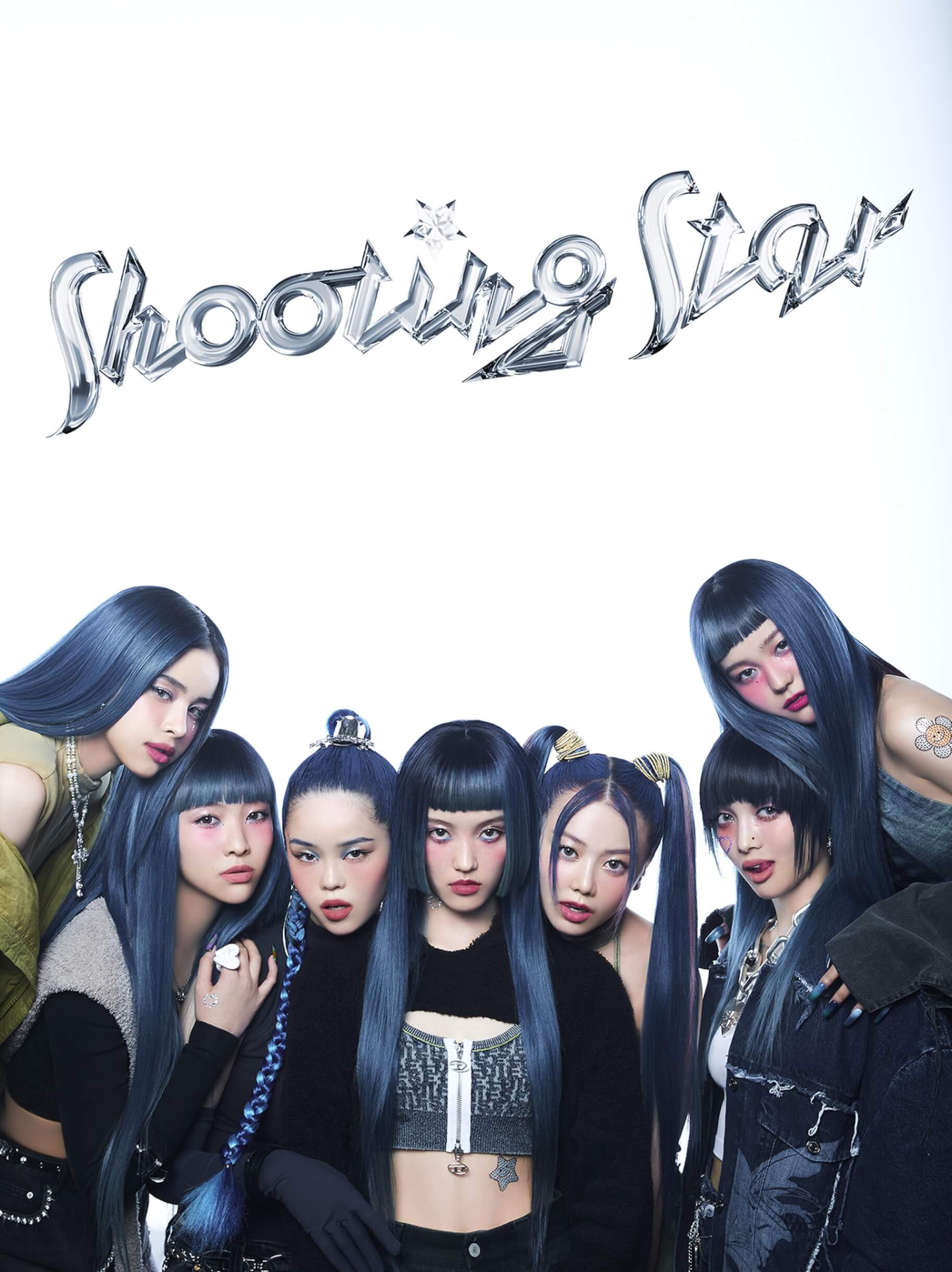 XG、メンバー全員がブルーヘアに！3rdシングル「SHOOTING STAR」が1月25日にリリース決定 music230105-xg-02