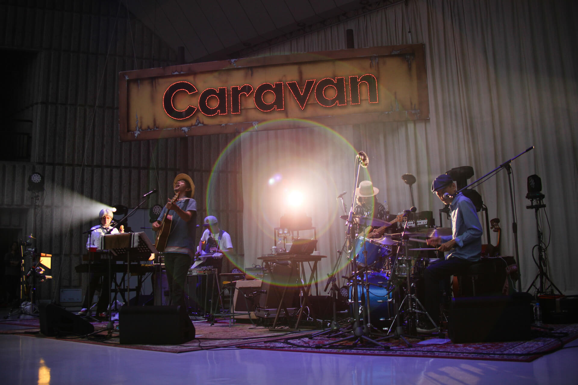 Caravan、100周年を迎える日比谷野音で自身14回目となるワンマンライブを開催｜これまでの野音公演を振り返る映像が公開、貴重なメモリアルチケットも music230414-caravan2