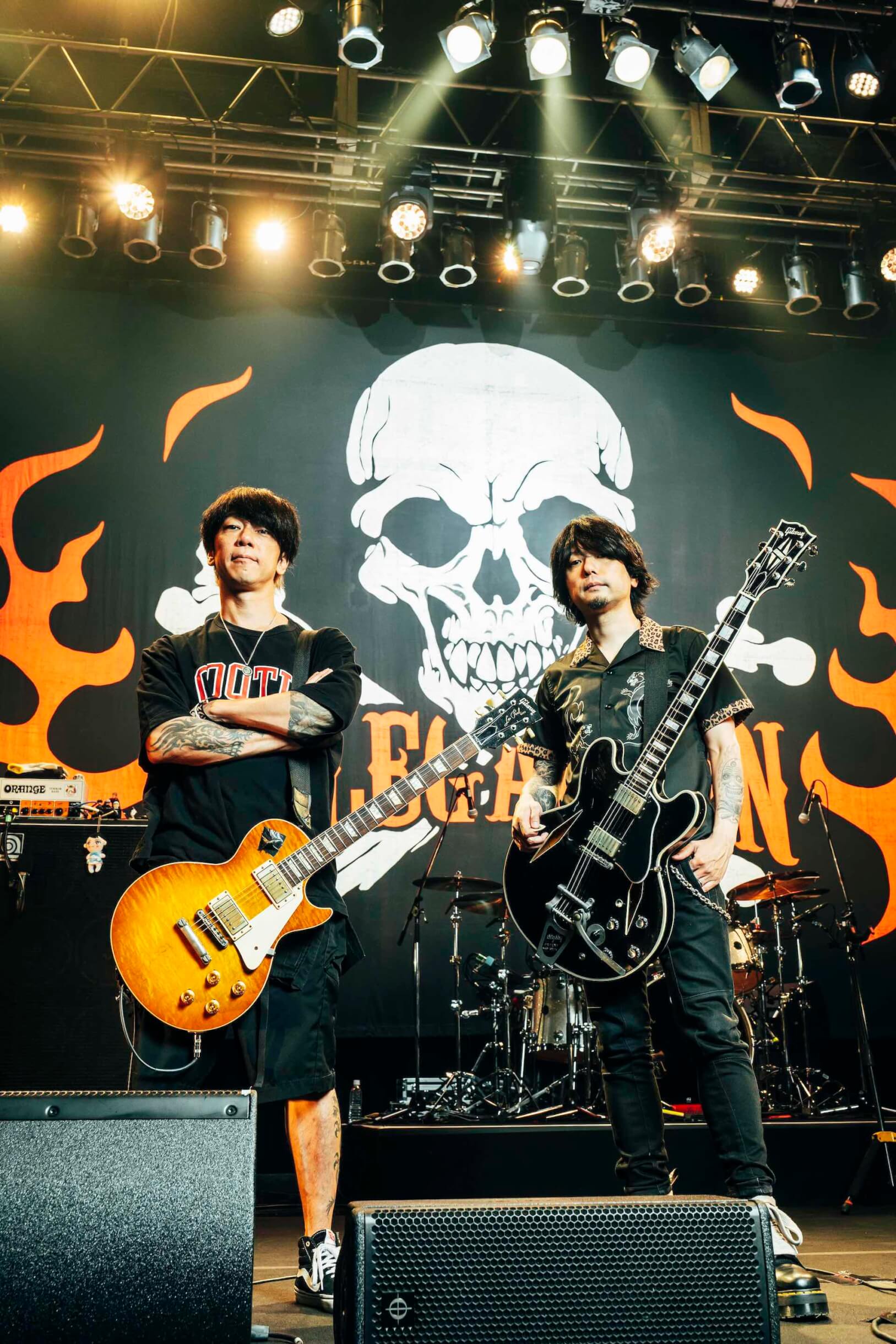 453347 ELLEGARDEN 細美武士×生形真一 GIBSON | PHOTO GALLERY