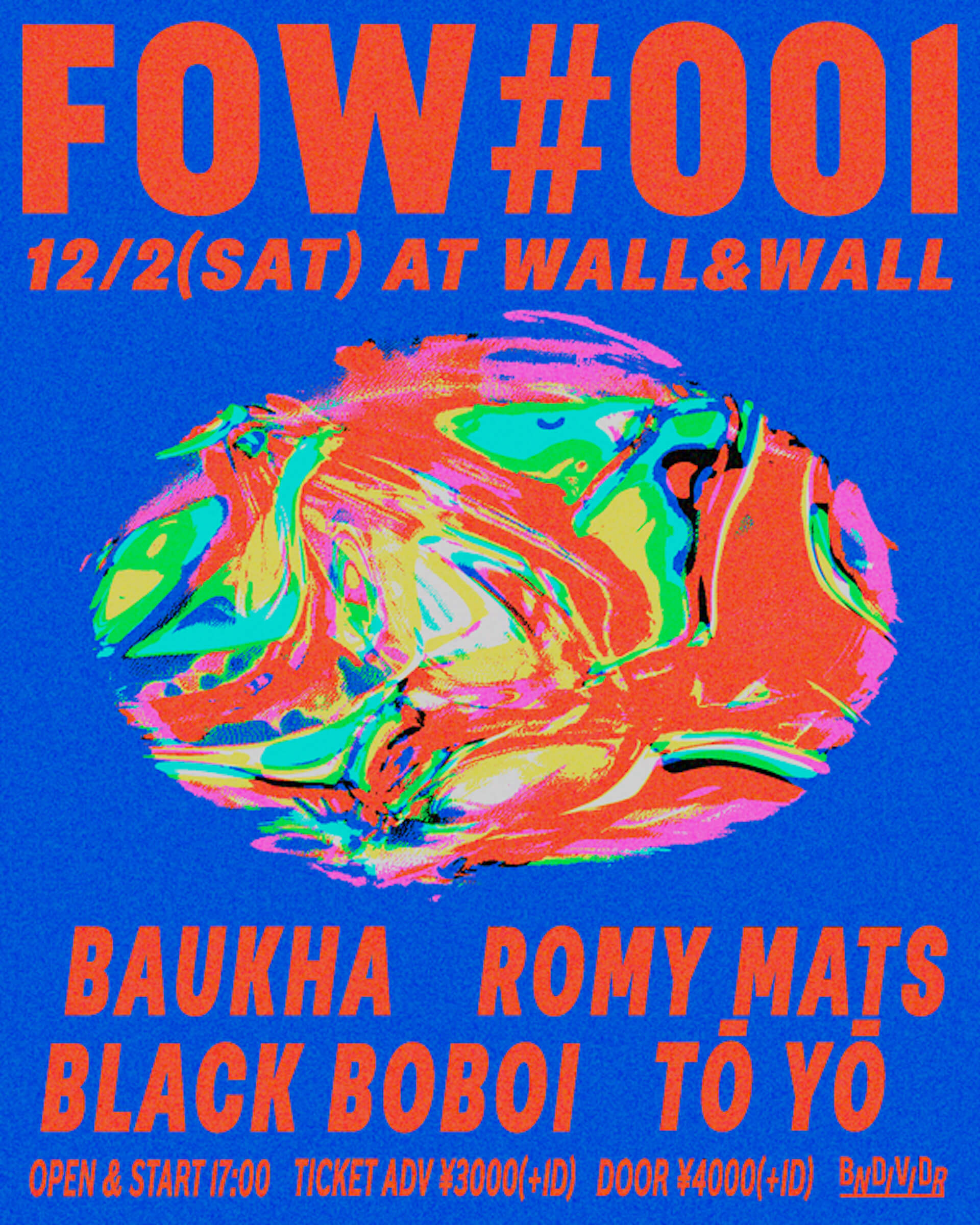 エレクトロニックグループ・BAUKHA、約4年ぶりとなるライブ活動を表参道WALL&WALLにて再開｜Black Boboi、Tō Yō、Romy Matsらが共演 music231005-baukha3