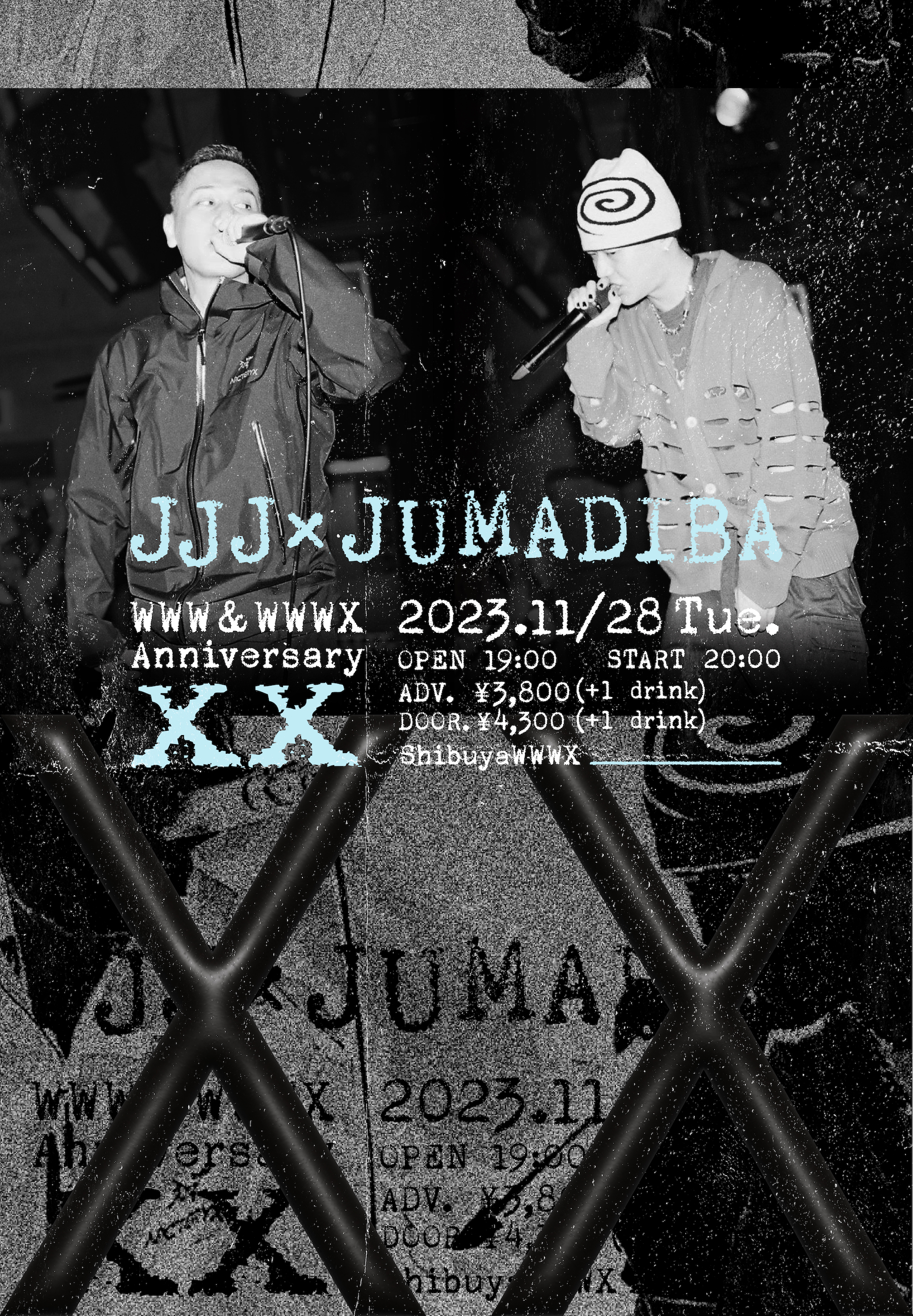 JJJとJUMADIBAが初となる2マンライブをWWW Xにて開催｜ライブシリーズ ＜XX＞第二弾はアニバーサリーを祝う特別な公演に music231012-jjj-jumadiba2
