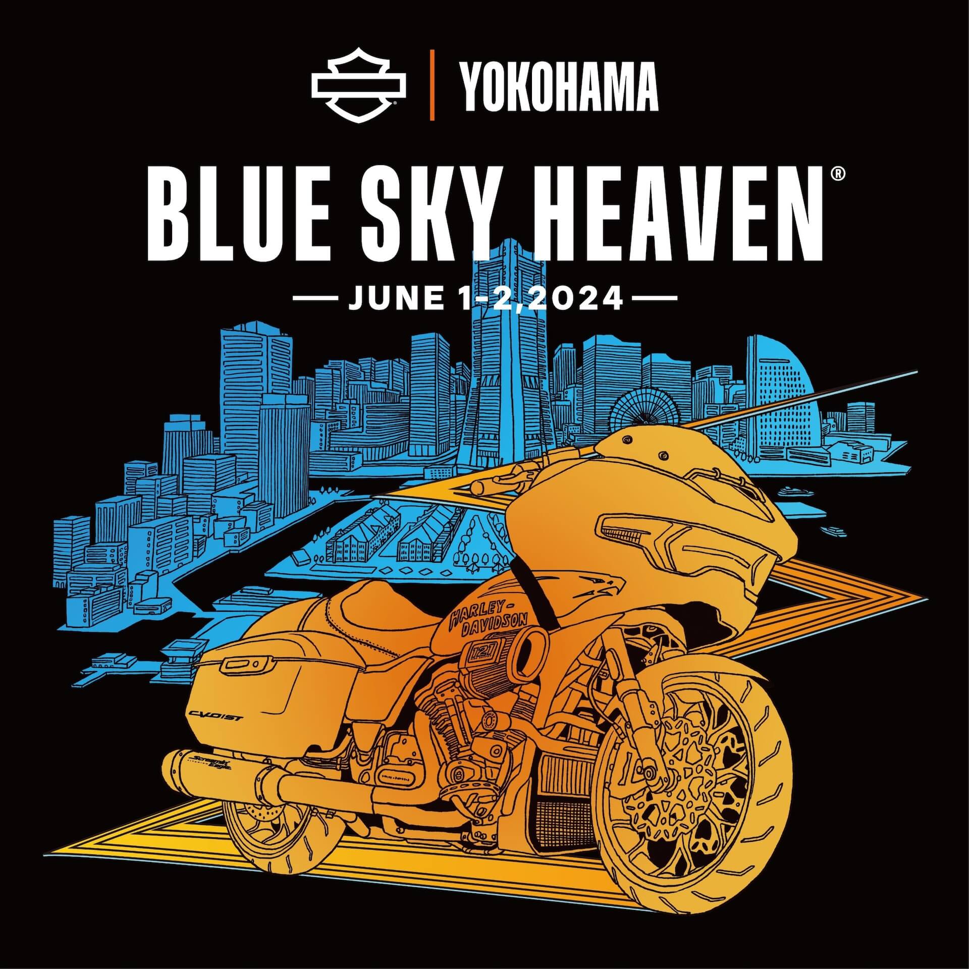 【REPORT｜BLUE SKY HEAVEN 2024】バイクと音楽の祭典＜BLUE SKY HEAVEN 2024＞、初の横浜開催で笑顔と感動に溢れた2日間 music240529-blue-sky-heaven7