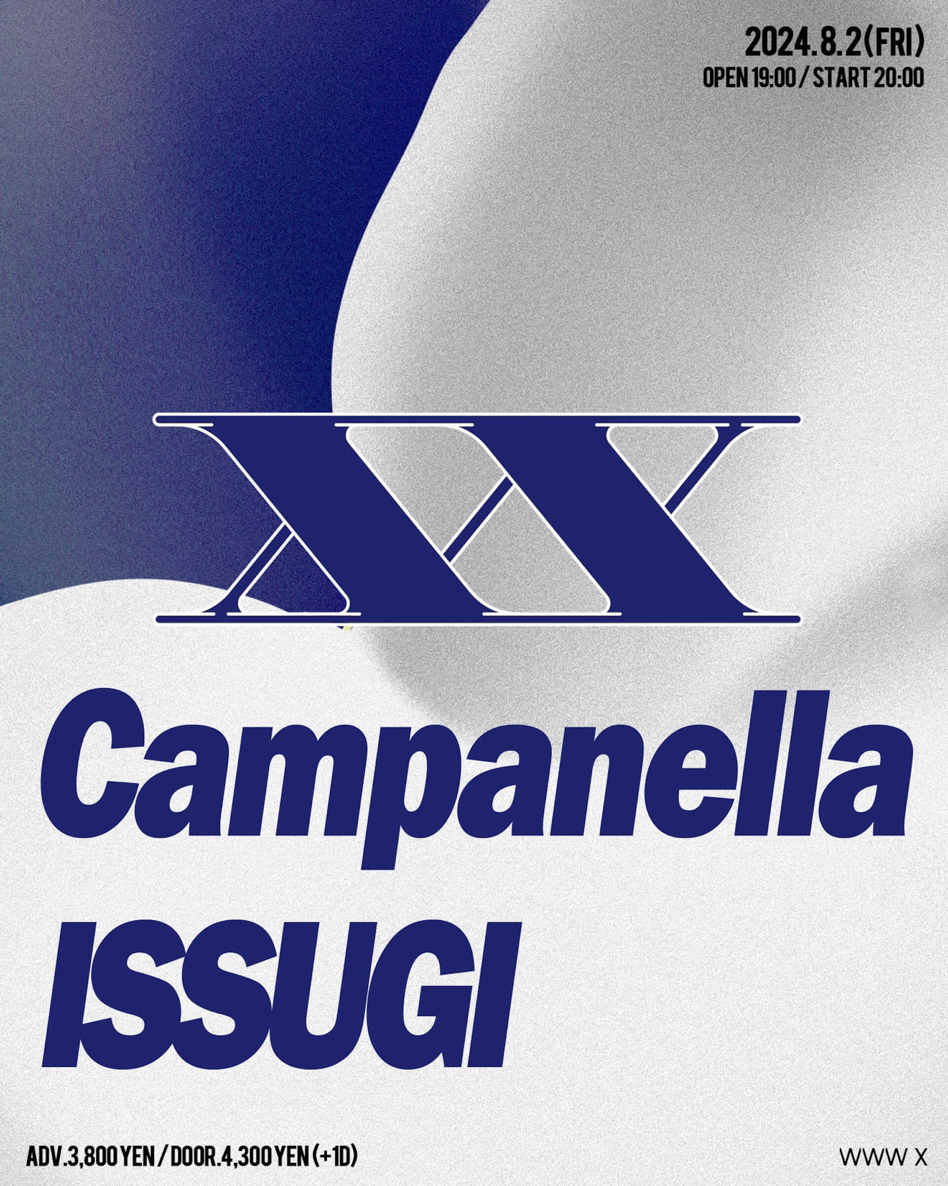 CampanellaとISSUGIによる2マンライブが渋谷・WWW Xで開催 music240620-xx2