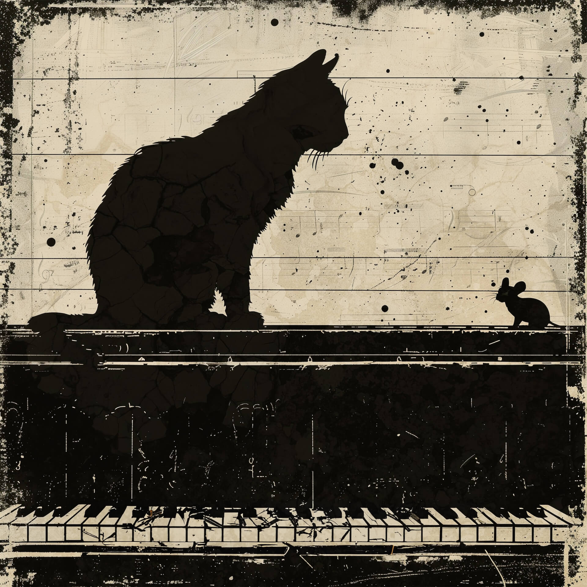 DÉ DÉ MOUSEとKOHEI YOSHIIによるビターチルユニット＝nite pianos、1stシングル「Broken Piano Heart」をリリース music240703-nite-pianos1