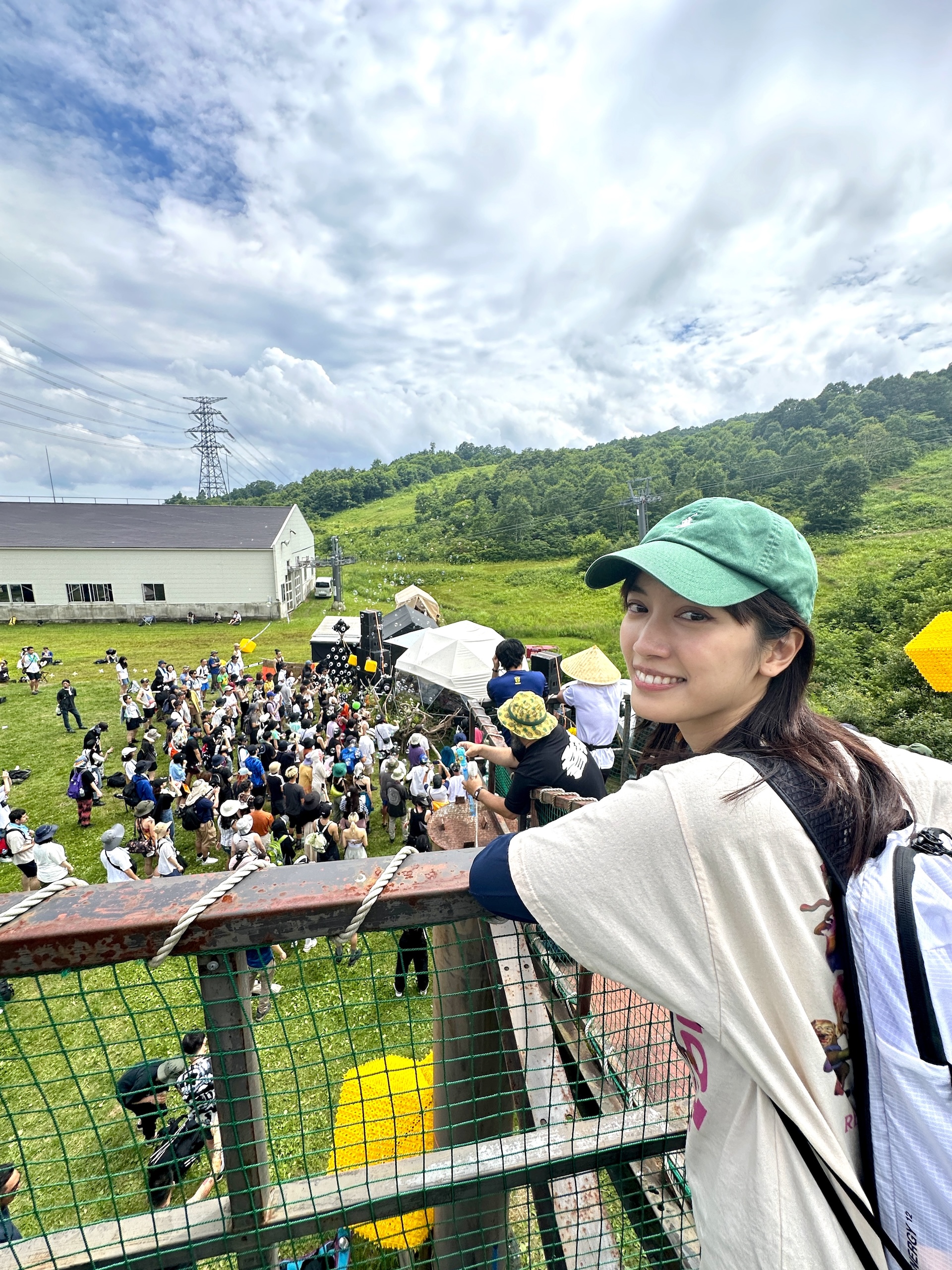 テレビ朝日「フジロックSP」甲斐まりか