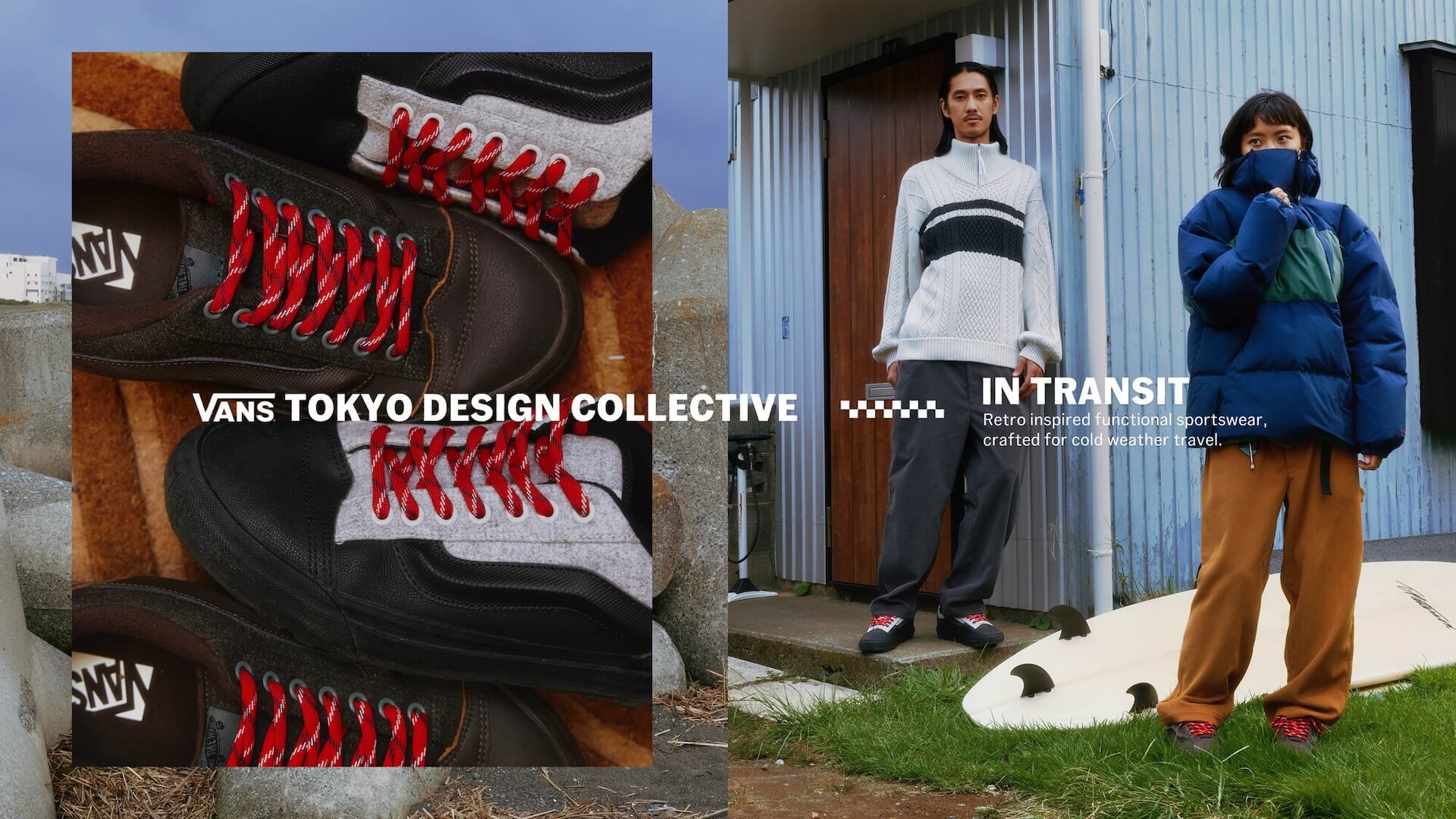 VANS、「TOKYO DESIGN COLLECTIVE（TDC）」による新コレクション「IN TRANSIT」を今週末より発売｜レトロスポーツスタイルからインスパイア lifefashion241030-vans1