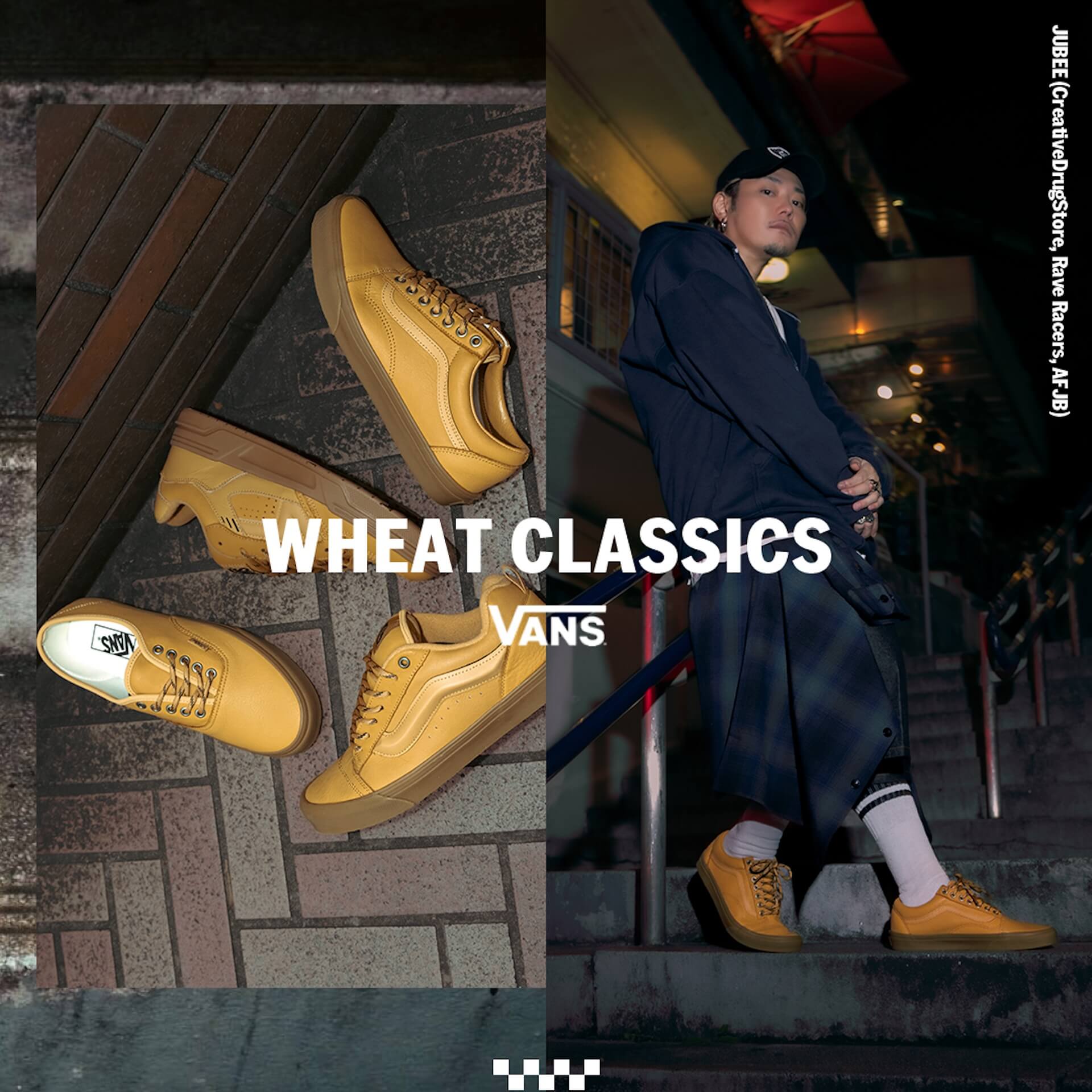 VANS「WHEAT CLASSICS」コレクションのキャンペーンヴィジュアルにJUBEEが登場 lifefashion241126-vans1