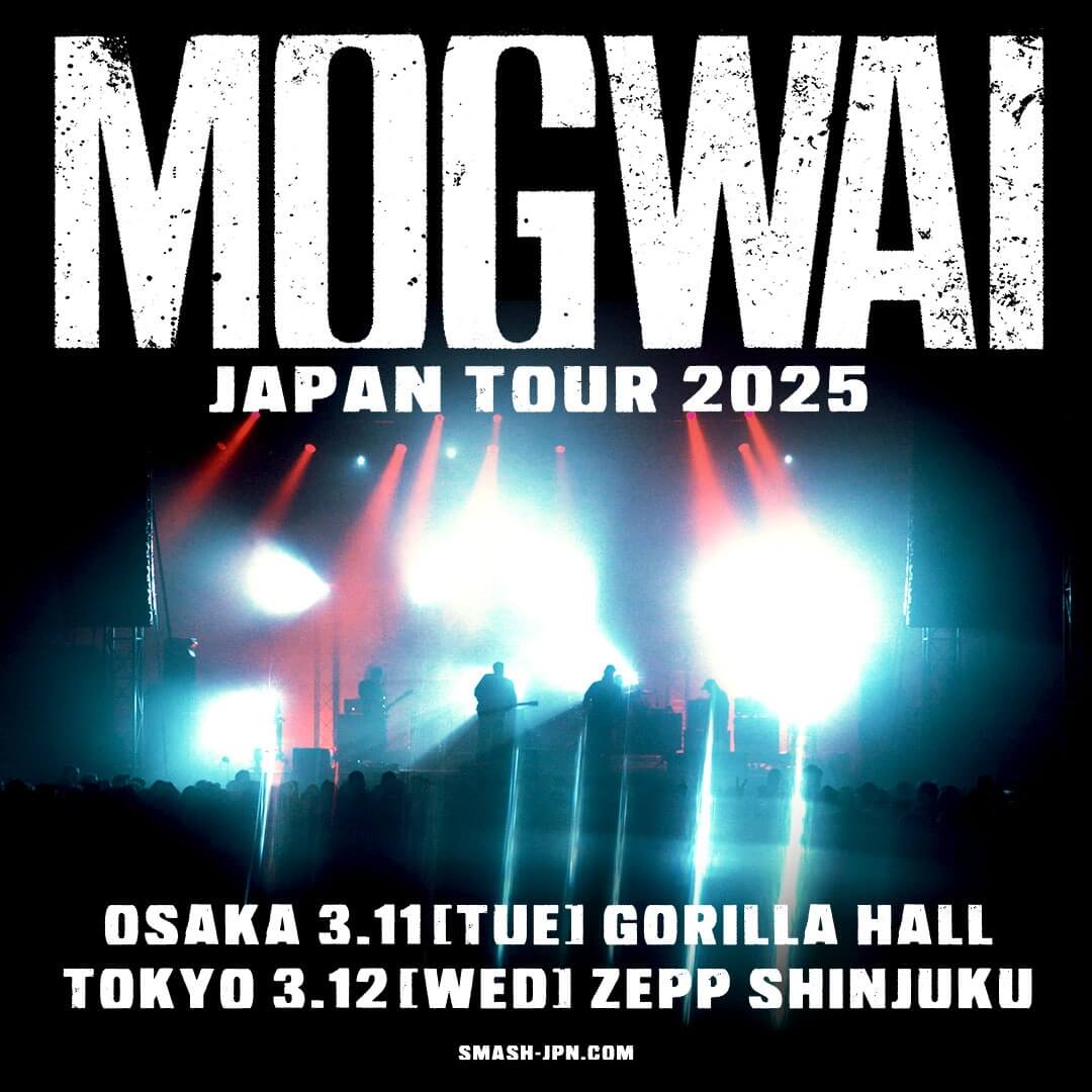 モグワイ、1月24日リリースの最新アルバムより「Fanzine made of Flesh」リリース | 3月にジャパン・ツアー開催 MOGWAI2025_insta