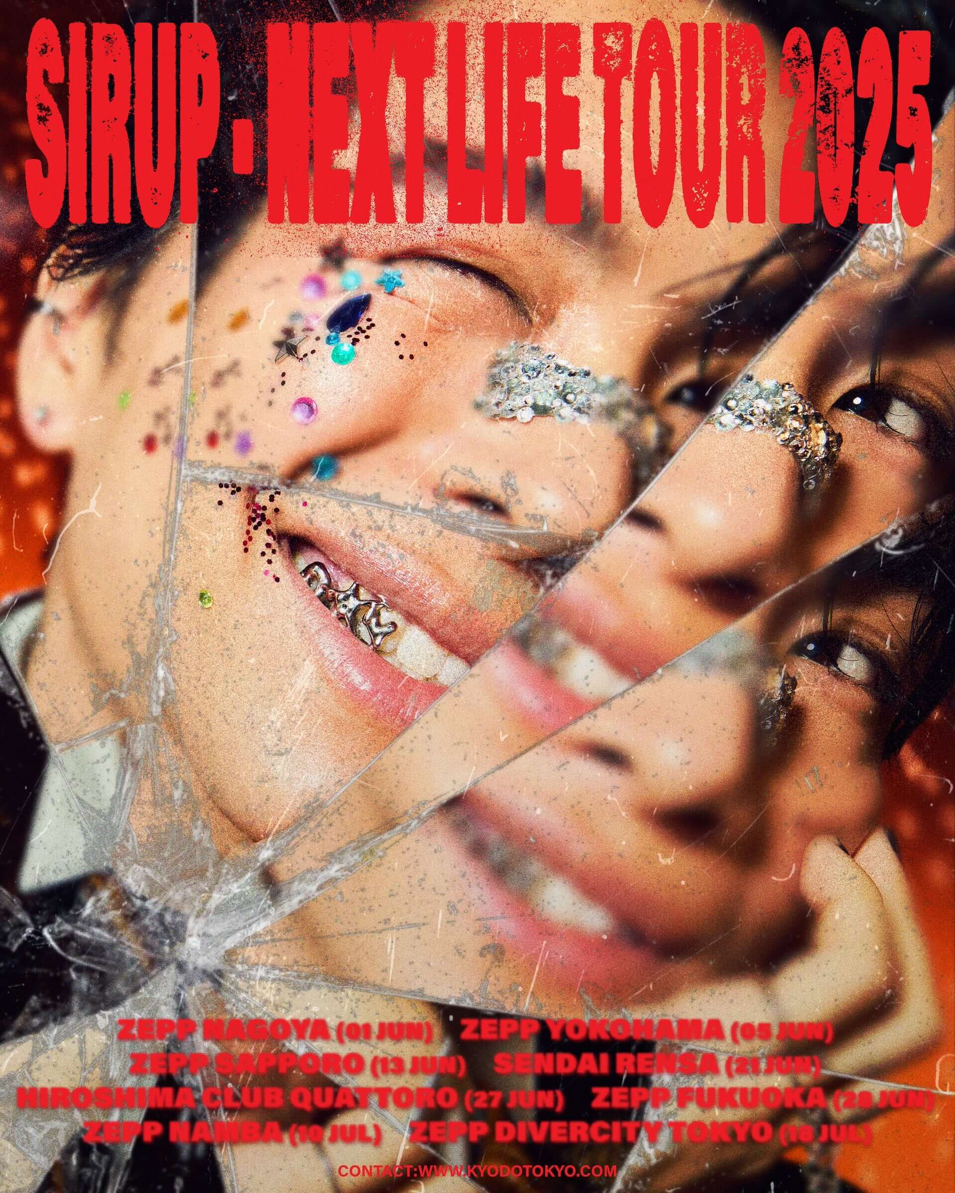 SIRUP、約2年ぶりのワンマンツアー ＜NEXT LIFE TOUR 2025＞を6月より開催 SIRUP_NEXTLIFETOUR_FLYER_FINAL-1920x2400