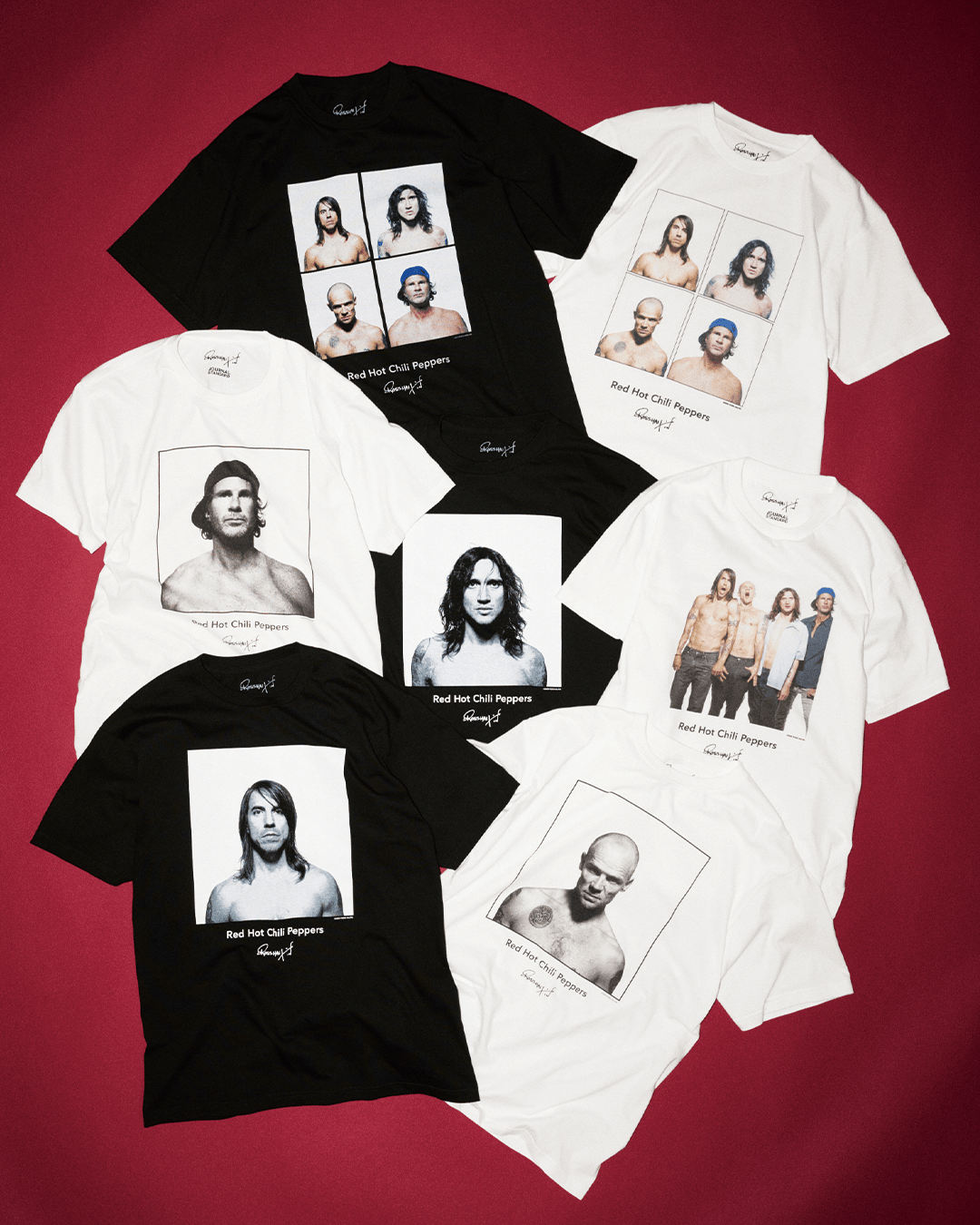 JOURNAL STANDARDが音楽写真家 ロス・ハルフィンによるレッド・ホット・チリ・ペッパーズのグラフィックTシャツを発売 main-2