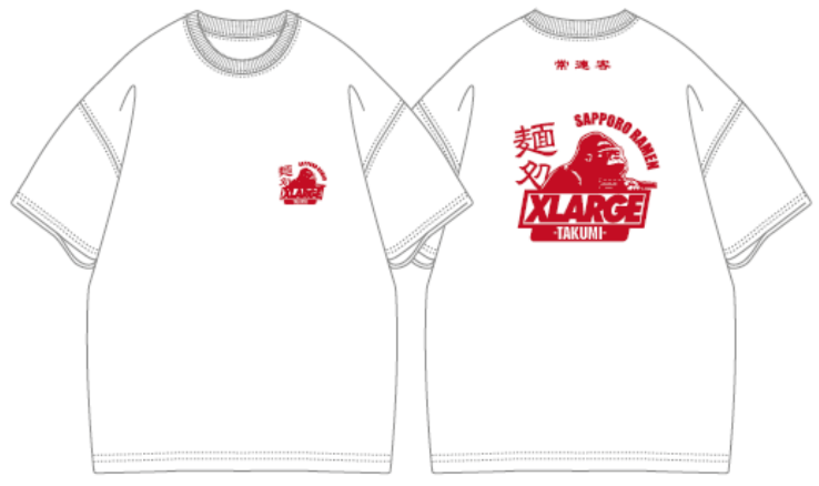 XLARGEがヨーロッパのラーメンショップ TAKUMI RAMENとのコラボを発表 sub10