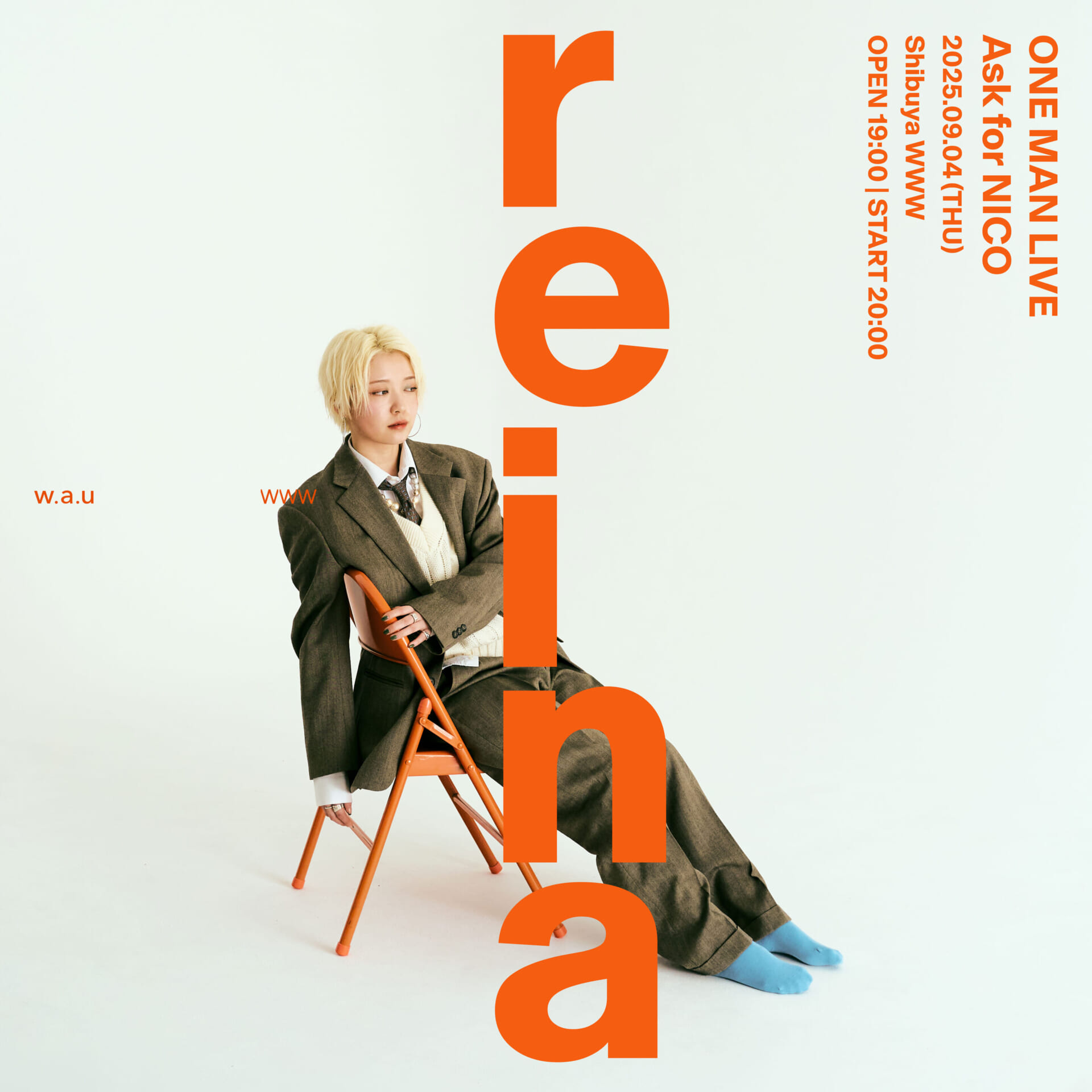 R&Bシンガー reinaが渋谷WWWにてワンマンライブを開催 reina_Nico_Flyer-MAIN-1920x1920