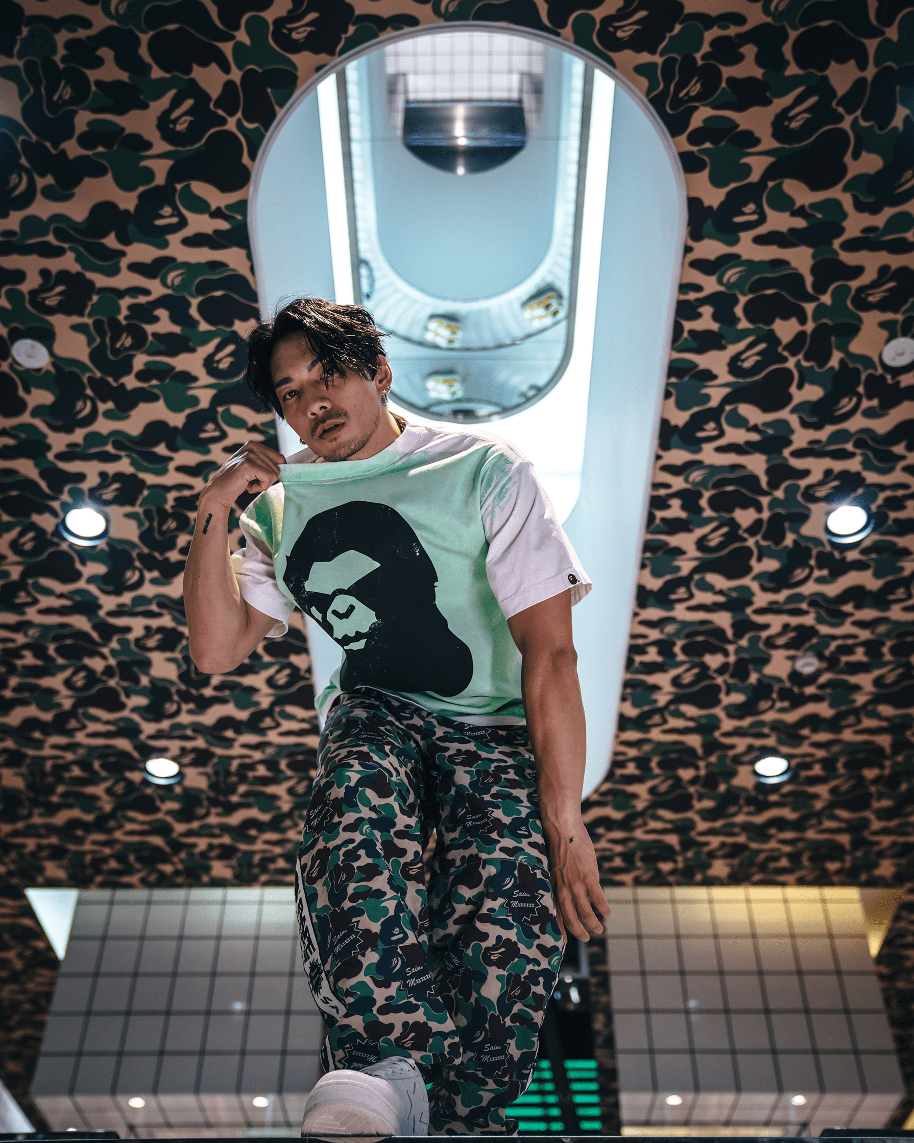 〈A BATHING APE®〉が〈©SAINT Mxxxxxx〉との最新コラボレーションを発表 sub3-2
