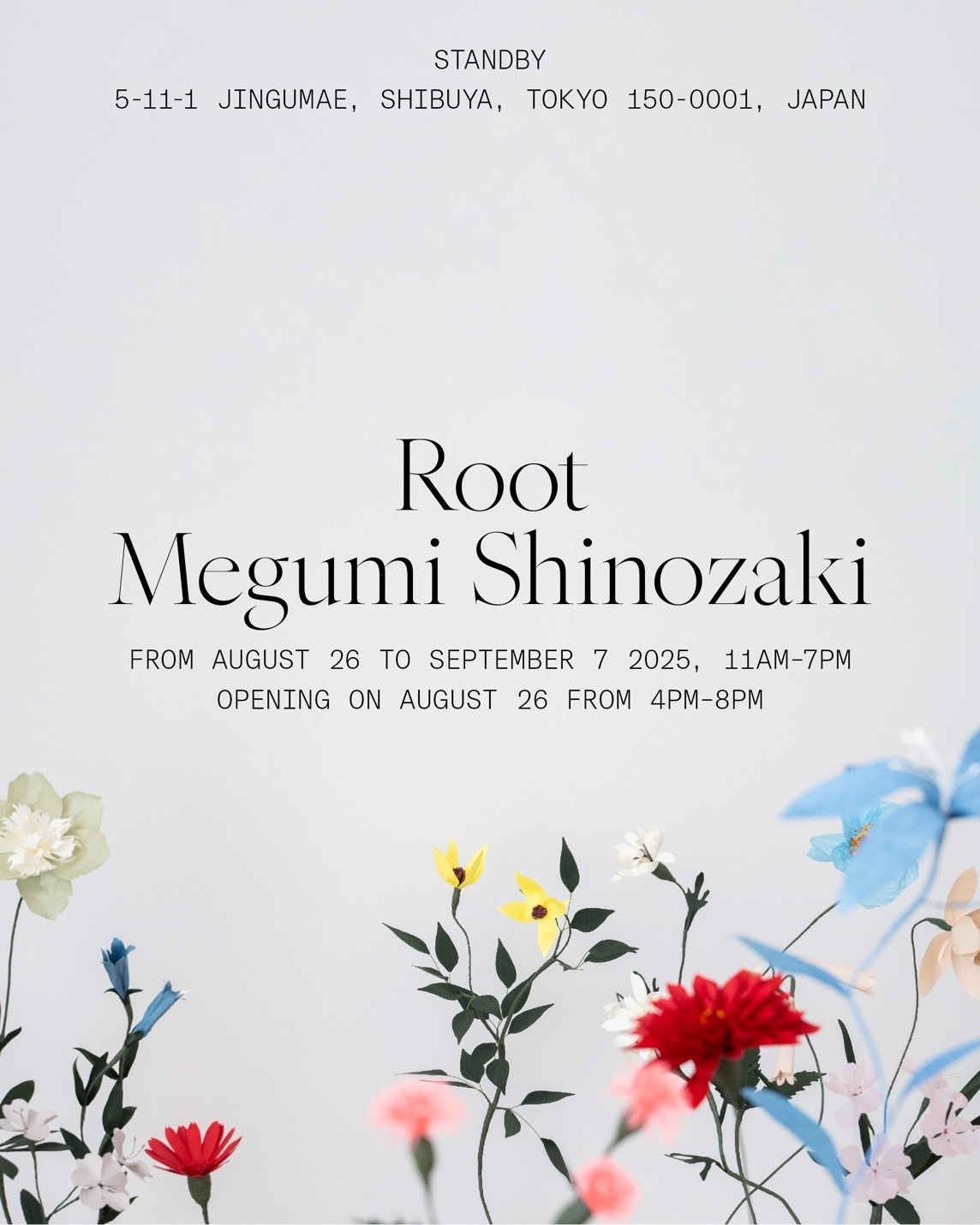 作家 Megumi Shinozakiによるインスタレーション “Root”がStandByにて開催 megumishinozaki-standby