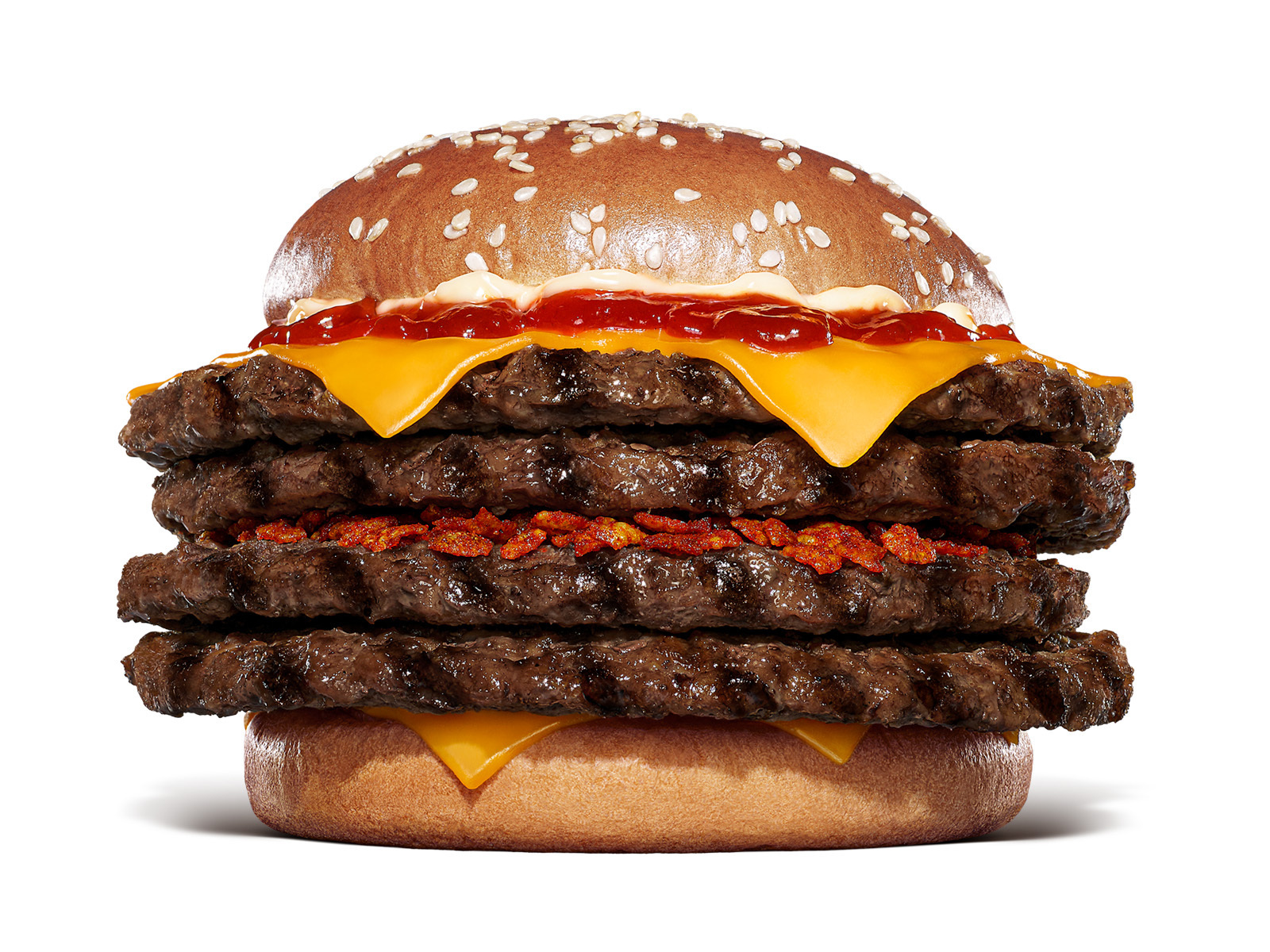 バーガーキング®から“燻製辛口ガーリックフレーク”が食欲そそる“インフェルノ ザ・ワンパウンダー”が新登場 sub2-1