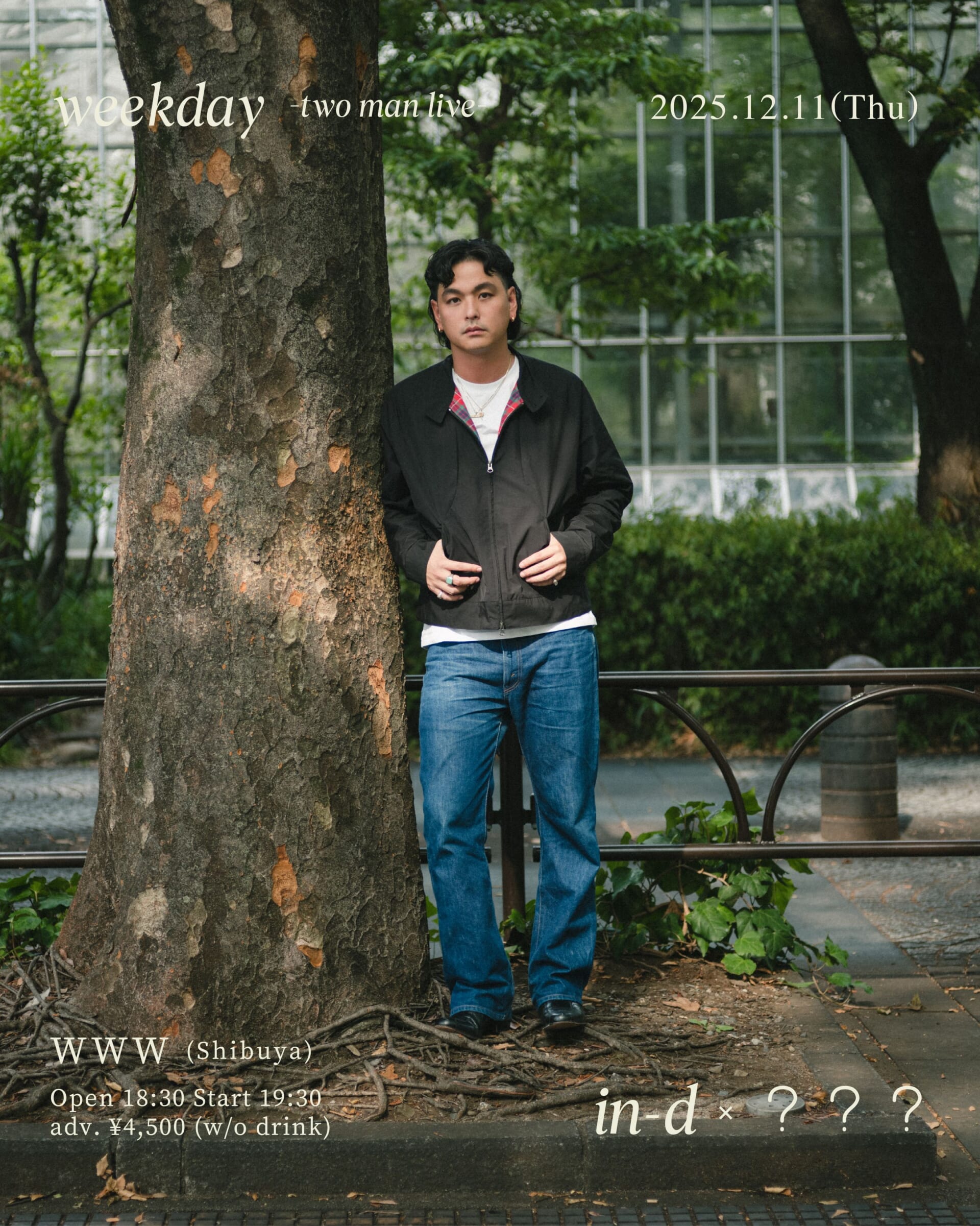 in-d主催のツーマン企画<weekday -two man live->が渋谷WWWにて開催 main-1-1920x2401 in-d主催のツーマン企画<weekday -two man live->が渋谷WWWにて開催 main-1-1920x2401