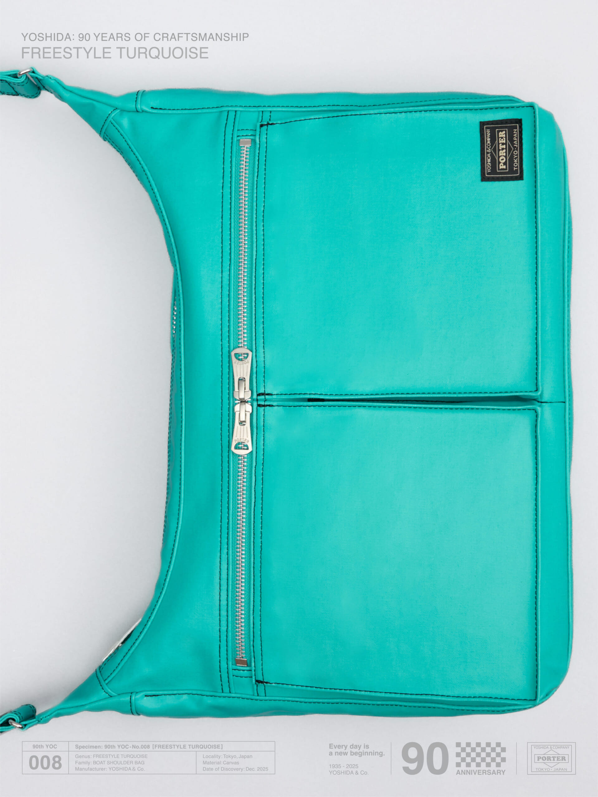 吉田カバン創業90周年を記念して〈PORTER〉FREE STYLE “TURQUOISE”が完全数量限定発売 main-15-1920x2560