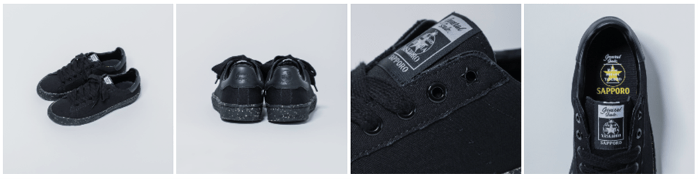 〈Maison MIHARA YASUHIRO〉の三原康裕がサッポロ生ビール黒ラベルとのコラボスニーカーを発売 sub1