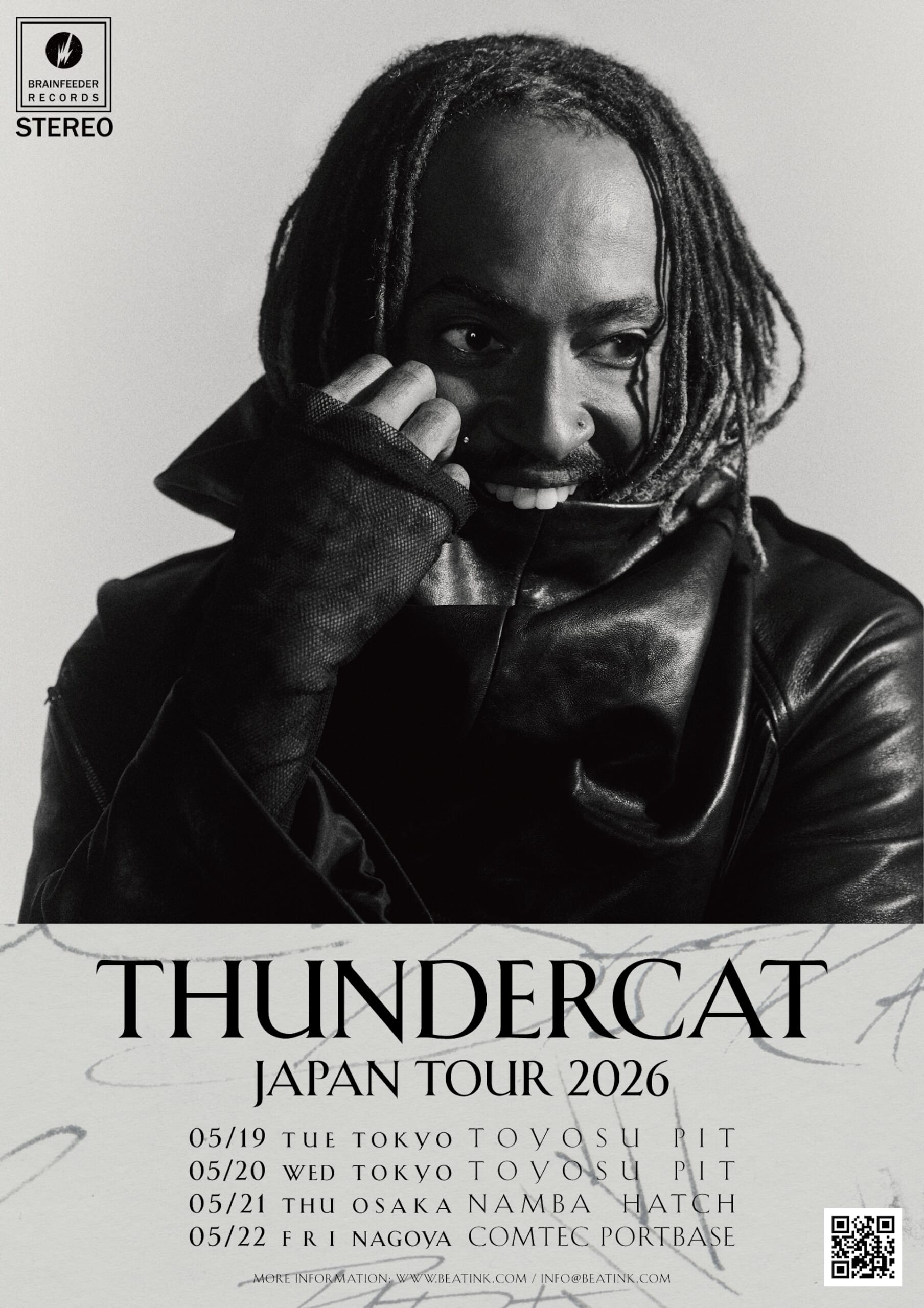 サンダーキャット待望の最新アルバム『Distracted』からウィローとの新曲 “ThunderWave”が解禁 Thundercat-Japan-Tour-2026-poster-scaled