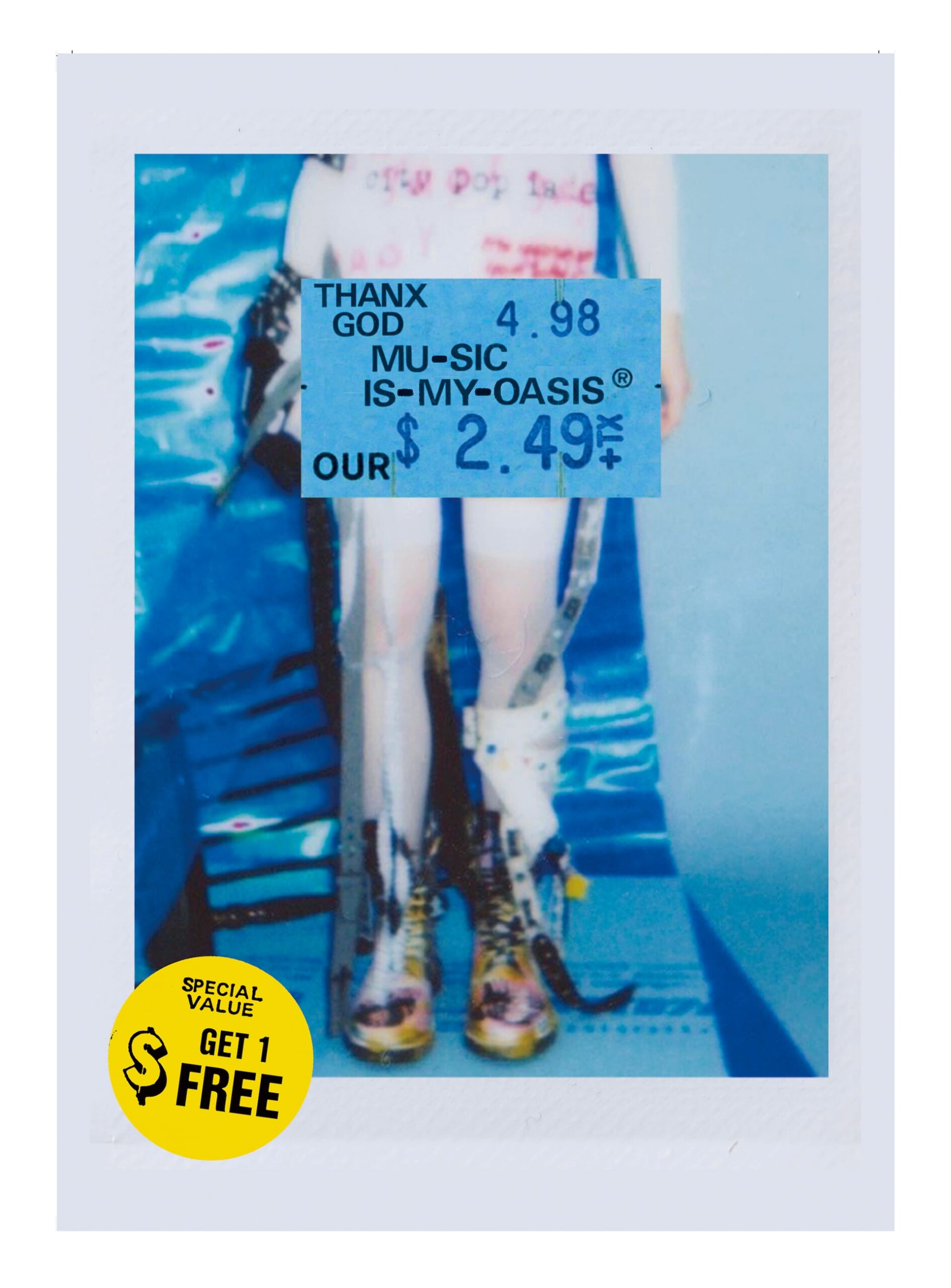 アーティスト Wataru Komachiによる個展＜SWEET DREAMS＞がDr. Martens SHOWROOM TYOにて開催 THANX-GOD-MUSIC-IS-MY-OASIS-Cover-scaled