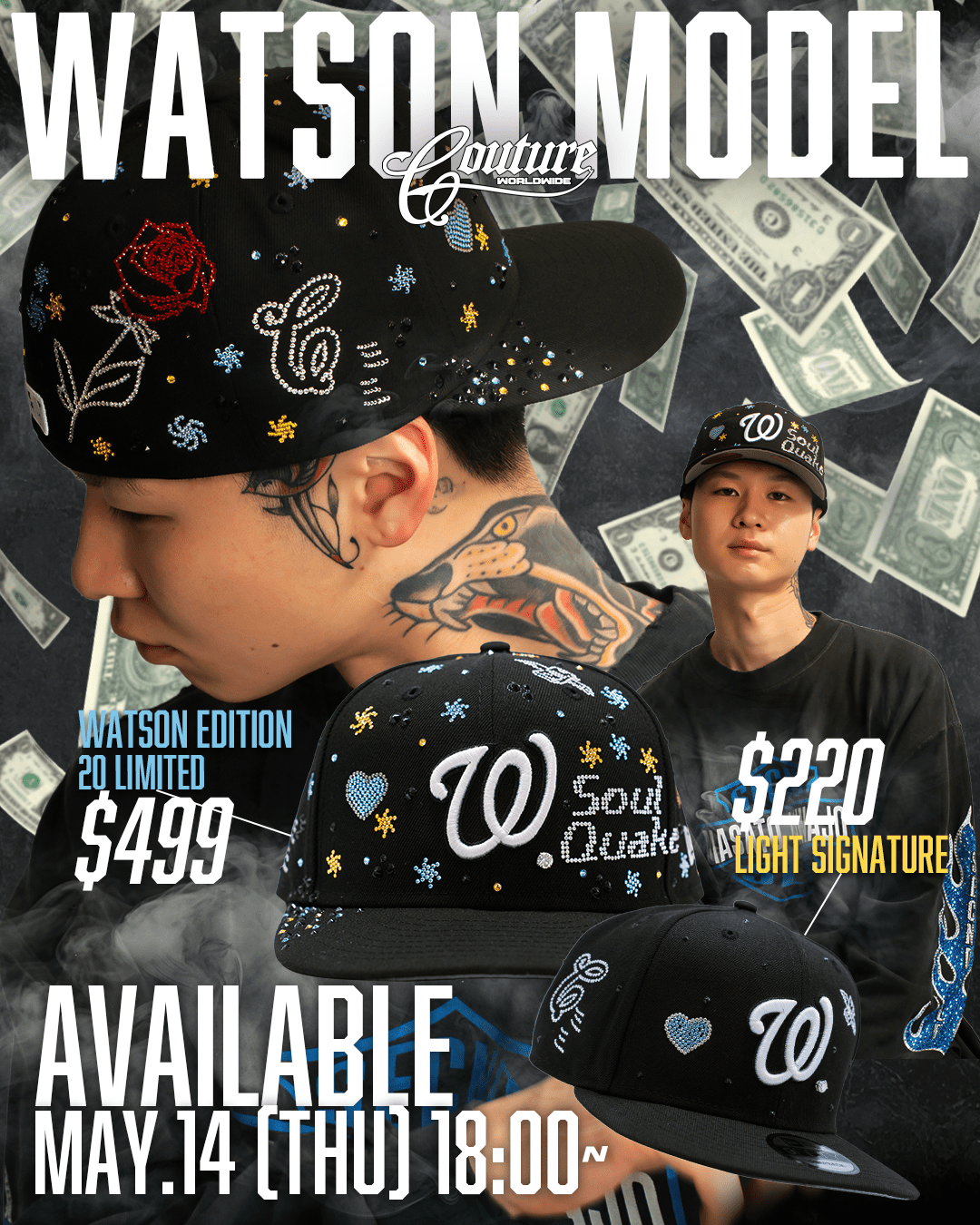 〈Couture Worldwide〉とラッパー Watsonによるコラボモデル WATSON EDITIONが誕生 main-1 〈Couture Worldwide〉とラッパー Watsonによるコラボモデル WATSON EDITIONが誕生 main-1