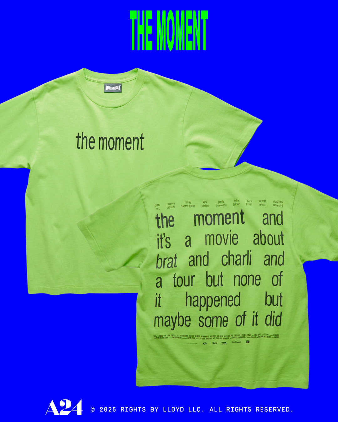 FREAK’S STOREがCharli xcx主演映画『the moment/ザ・モーメント』の公開を記念して公式アイテムを発売 feed03 FREAK’S STOREがCharli xcx主演映画『the moment/ザ・モーメント』の公開を記念して公式アイテムを発売 feed03
