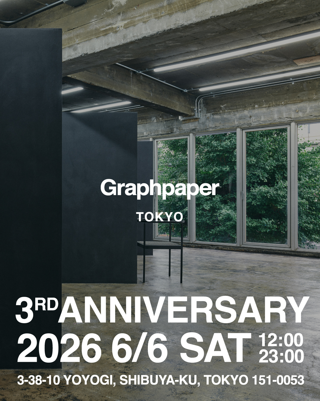 開業3周年を迎える『寄』『Vektor Shop®︎』『Graphpaper TOKYO』がアニバーサリーイベントを開催 6ddcebb81948be56868be24e85569427