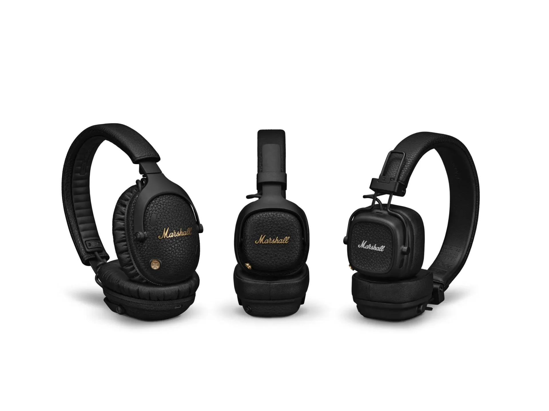 Marshall、新型ヘッドホン『Milton A.N.C.』発表<br>最大80時間再生を実現 marshall_headband_black_product_family_1_flat-1920x1439