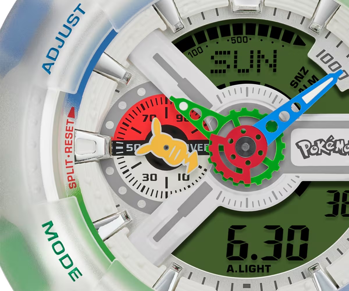 〈G-SHOCK〉が『ポケモン』の30周年を記念したコラボレーションモデルを発表 features-inset-dial 〈G-SHOCK〉が『ポケモン』の30周年を記念したコラボレーションモデルを発表 features-inset-dial