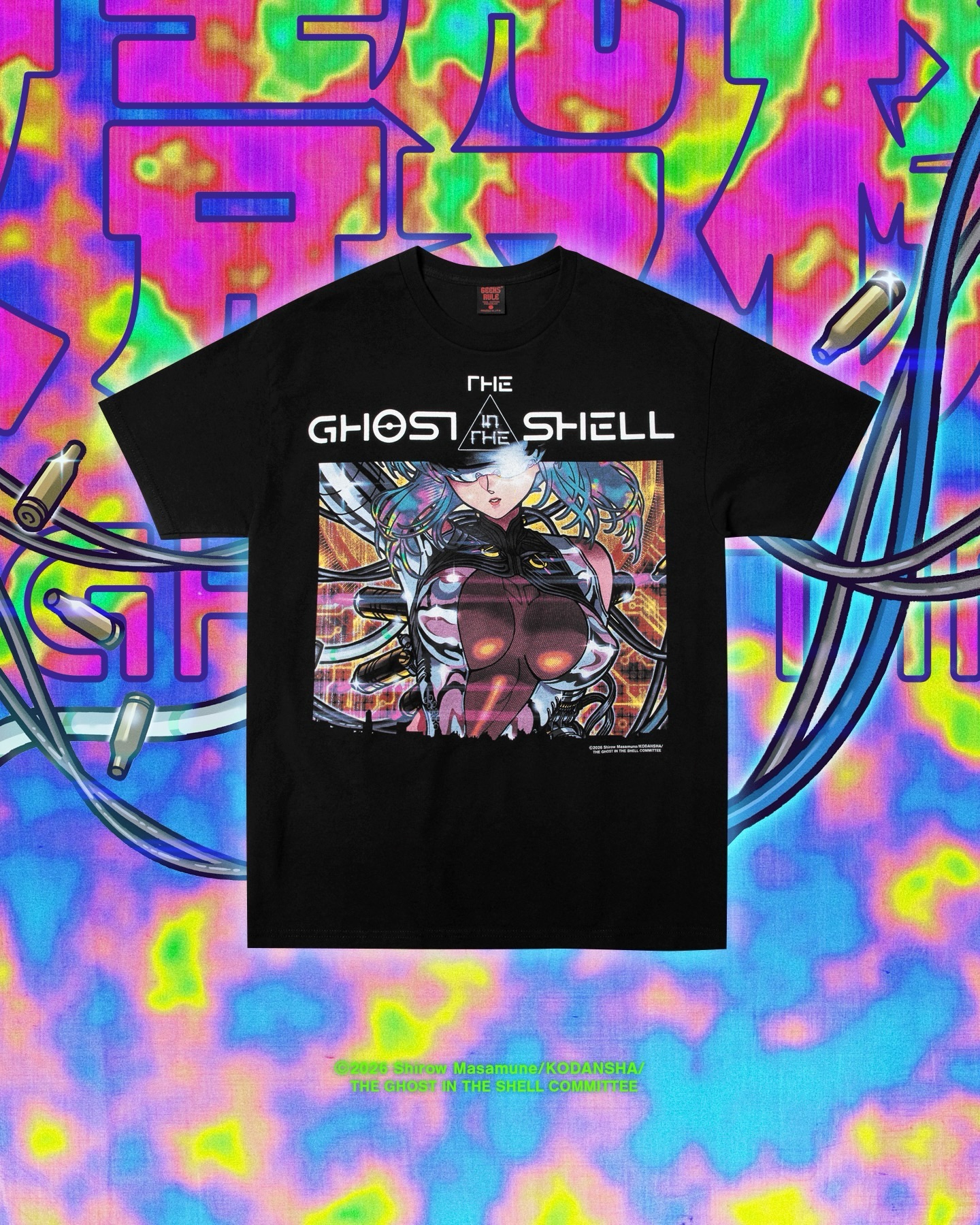 GEEKS RULEが『攻殻機動隊 THE GHOST IN THE SHELL』とのコラボTシャツを発売 geeks-rule-the-ghost-in-the-shell-5