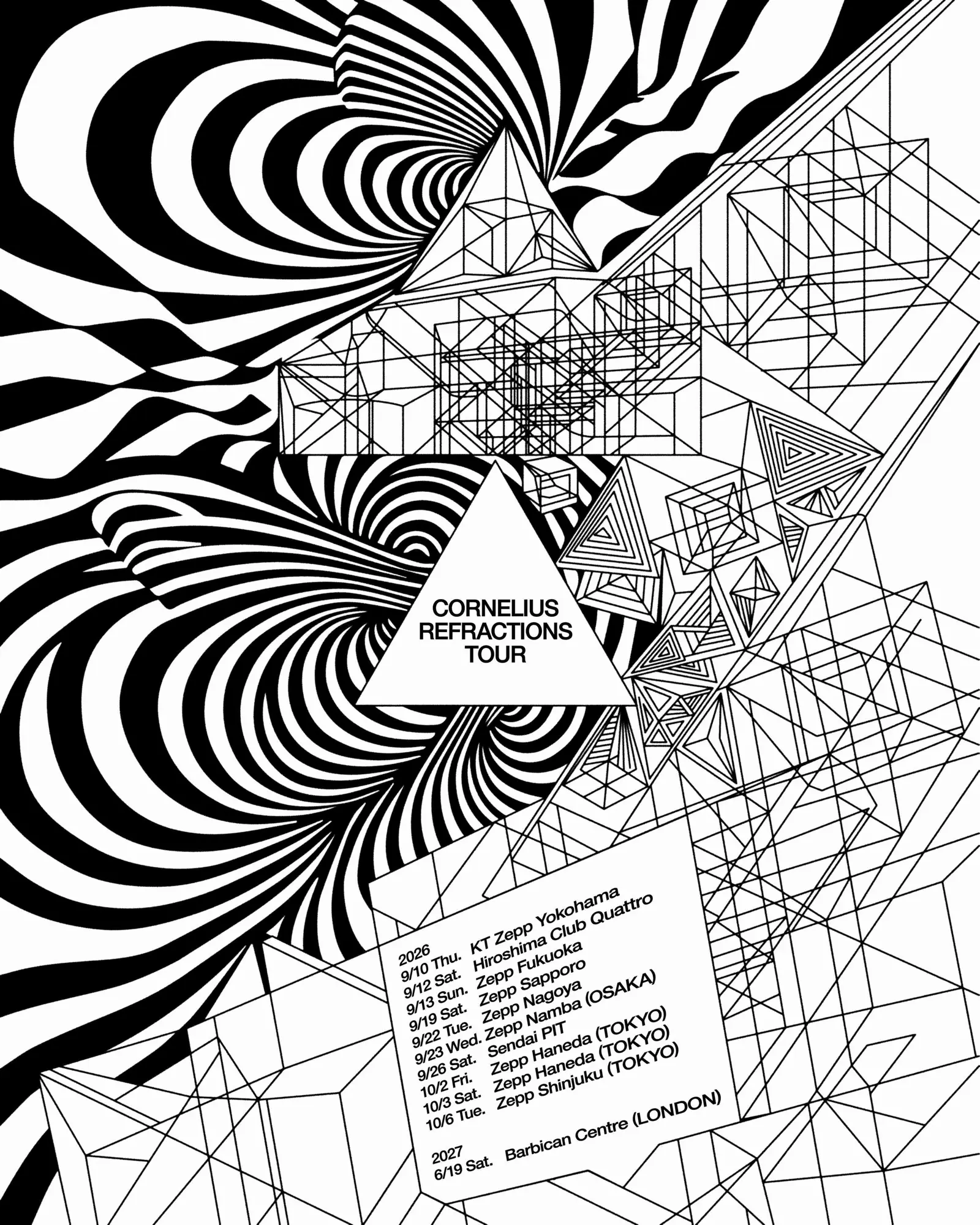 CORNELIUS REFRACTIONS TOUR 2026