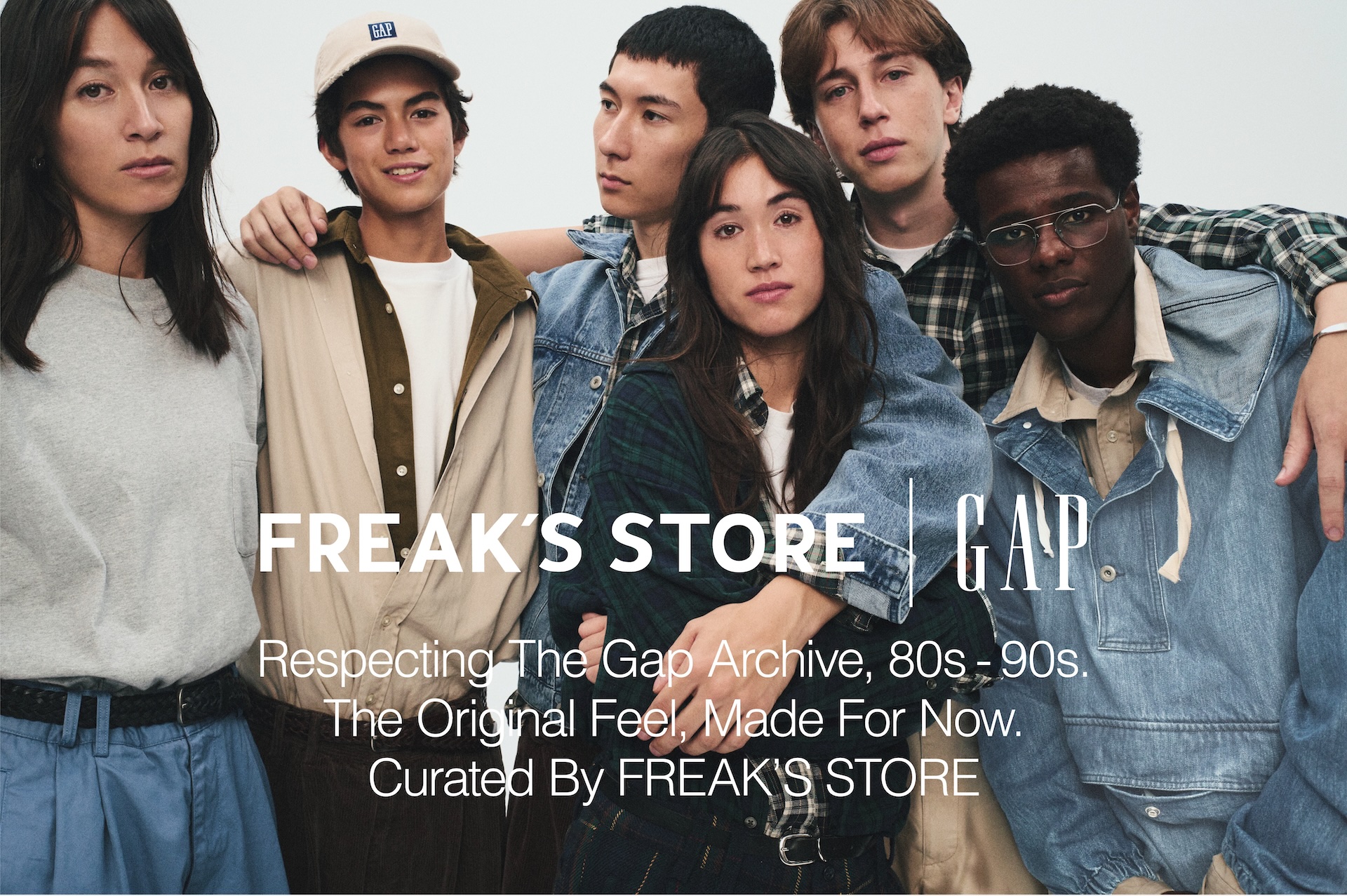 FREAK’S STOREが〈GAP〉との初となるエクスクルーシブコレクションを発表
