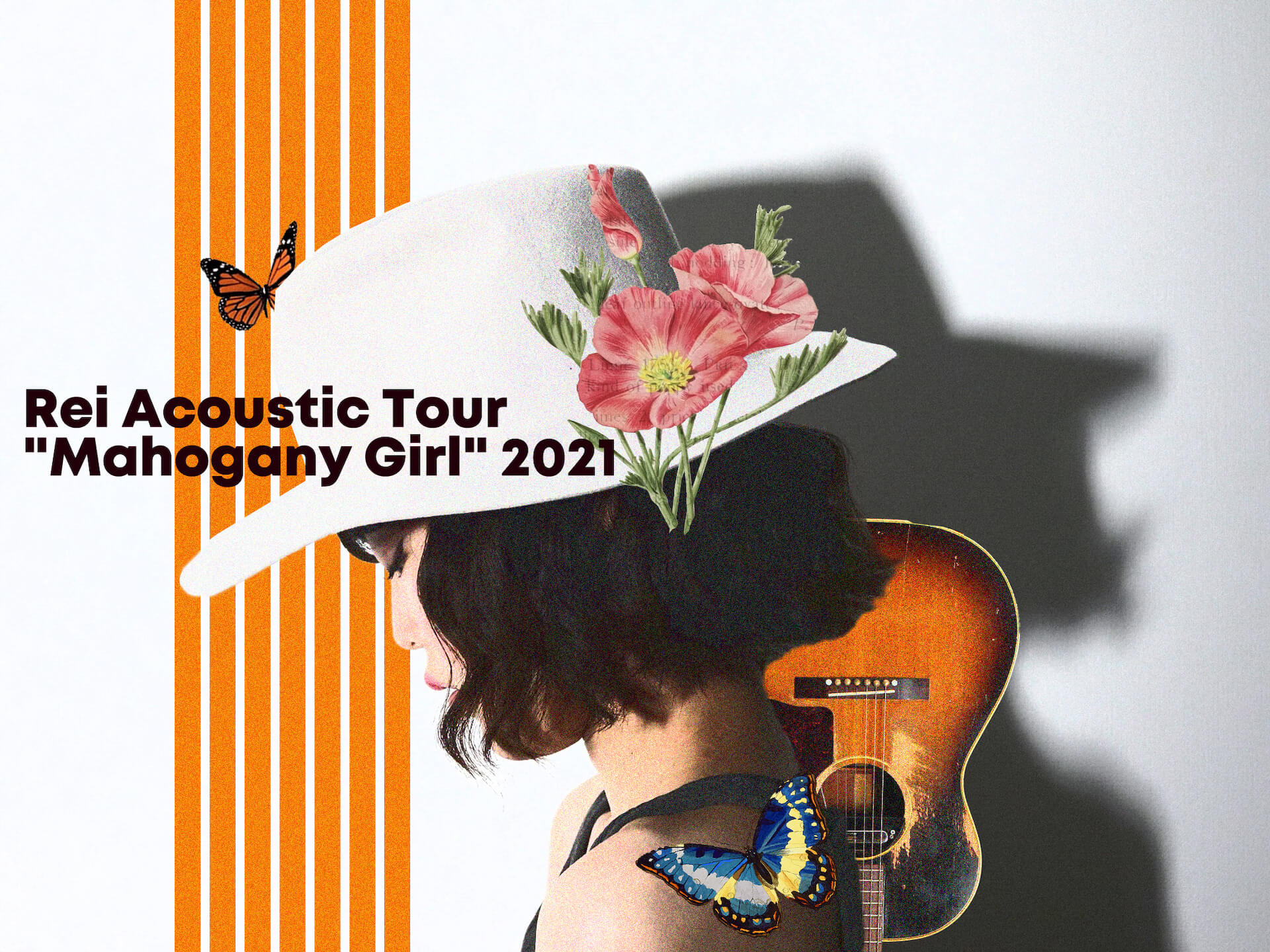 Reiの弾き語りツアー＜Rei Acoustic Tour "Mahogany Girl" 2021＞が7月に東名阪にて開催決定！ music210512_rei-210512_2