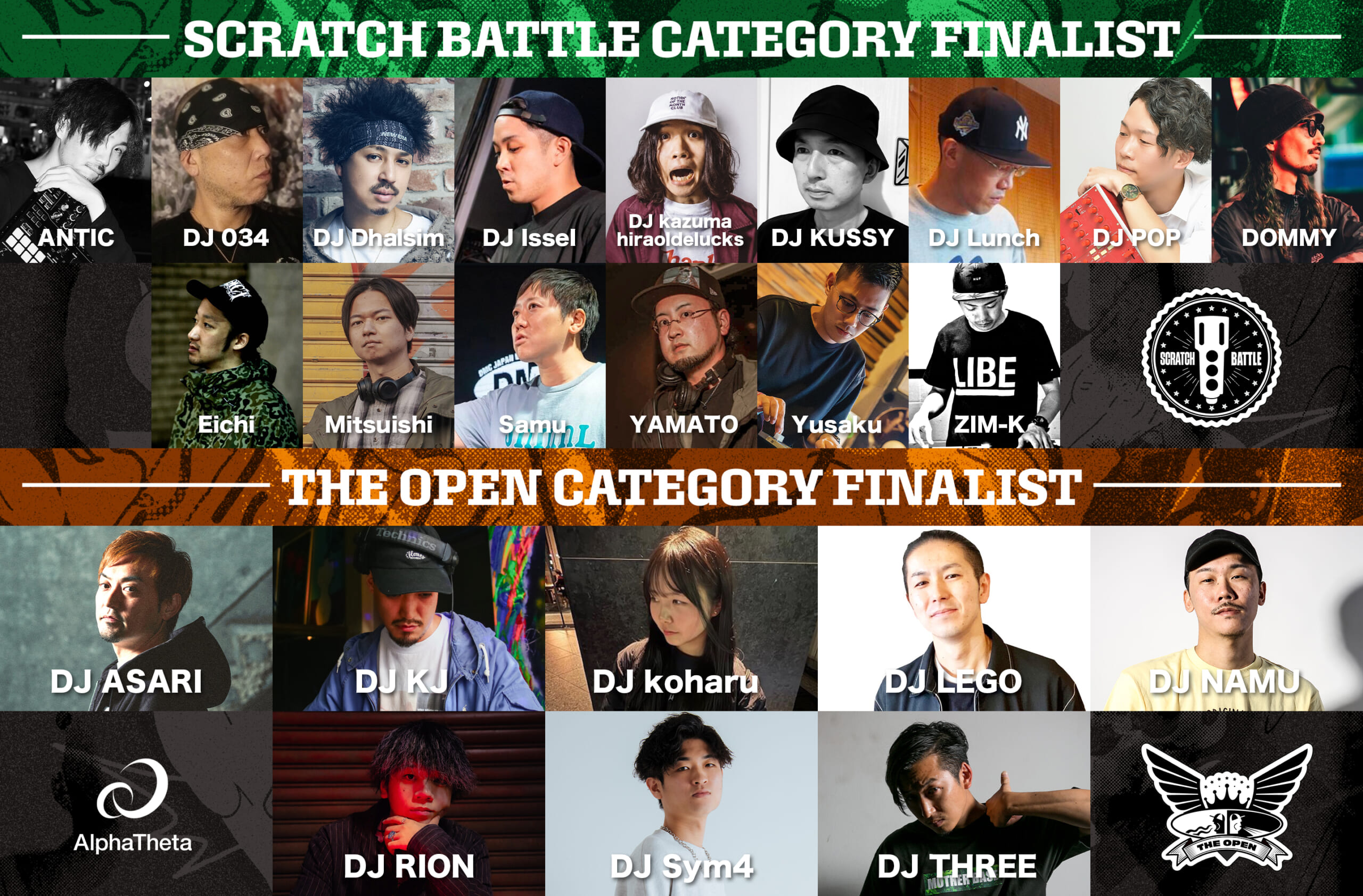 ＜DMC JAPAN DJ CHAMPIONSHIPS 2026 FINAL＞がWOMBで開催！DJ 松永、DJ IZOHらがジャッジ、DUSTY HUSKY×DJ BUNTAらも出演 03-2_finalist_scratchtheopen-scaled